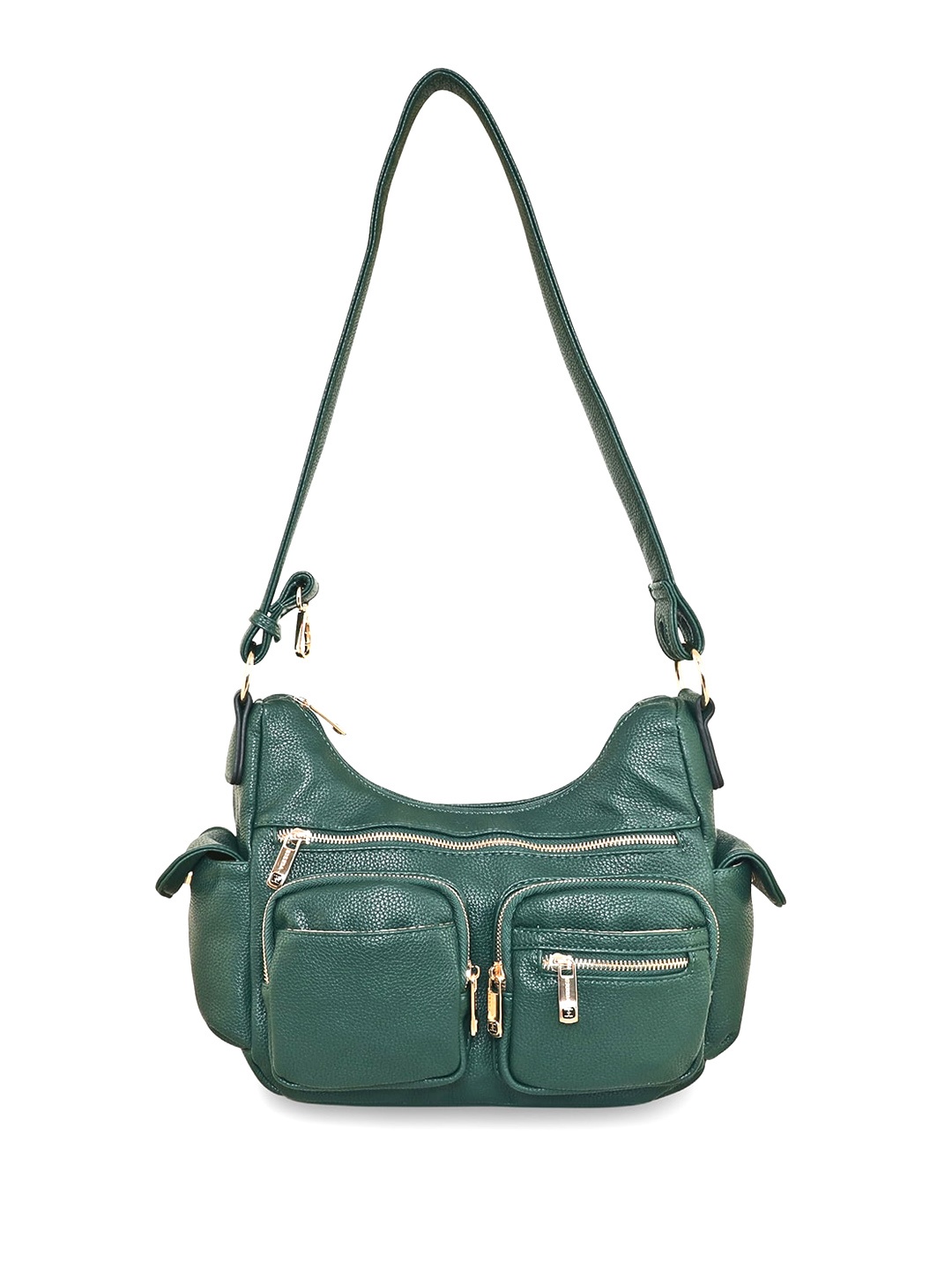 

ESBEDA Textured Swagger Shoulder Bag, Green