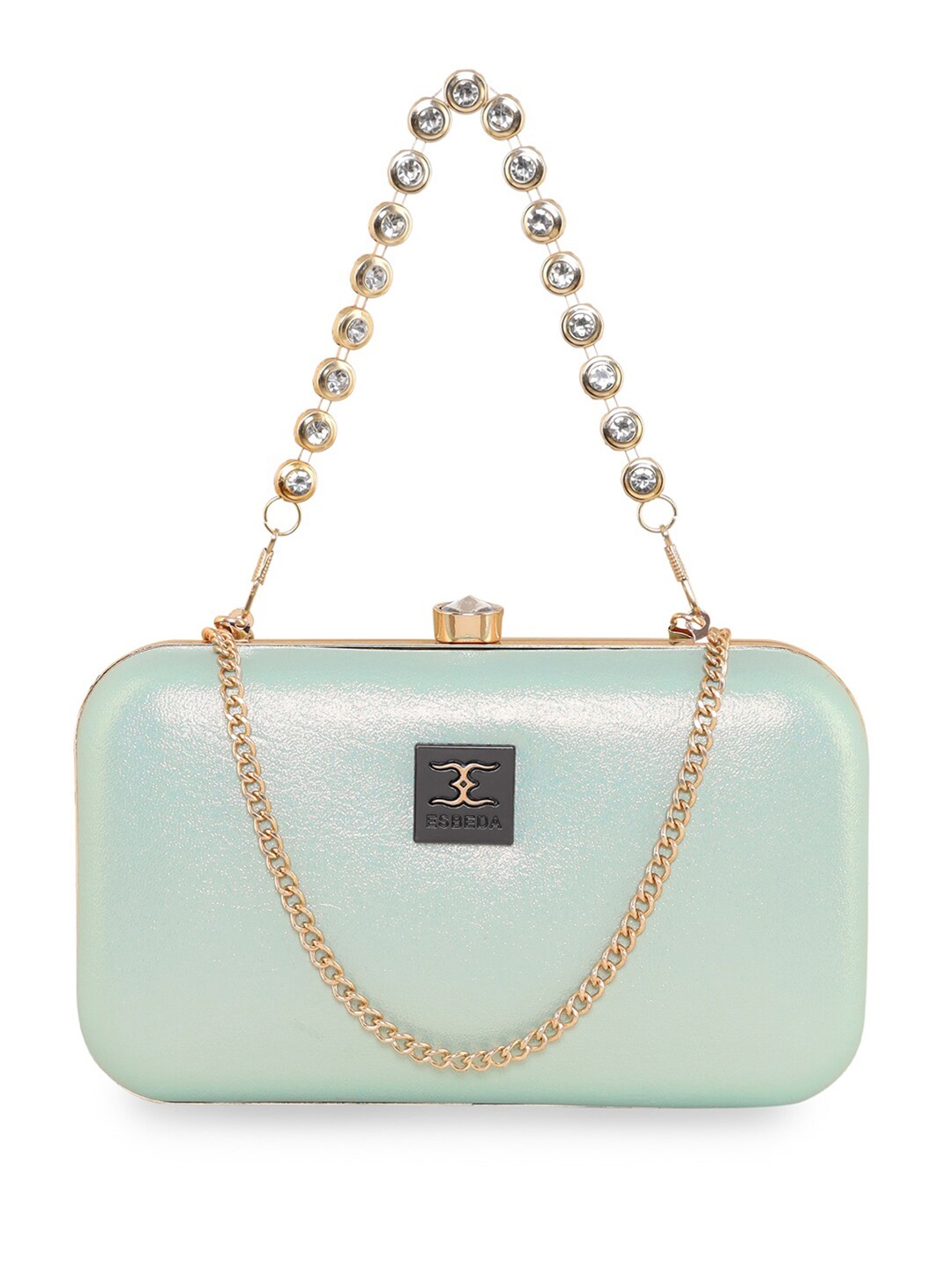 

ESBEDA Embellished Box Clutch, Green