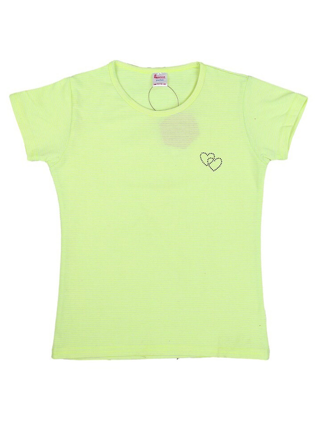 

V-Mart Girls Round Neck T-shirt, Green