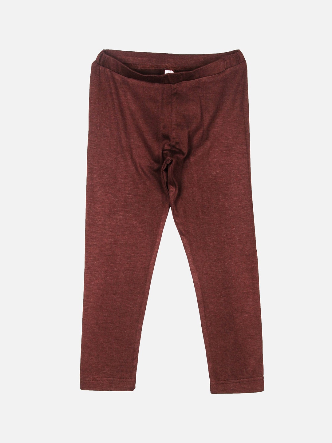 

Peppermint Girls High-Rise Knitted Slip On Leggings, Brown