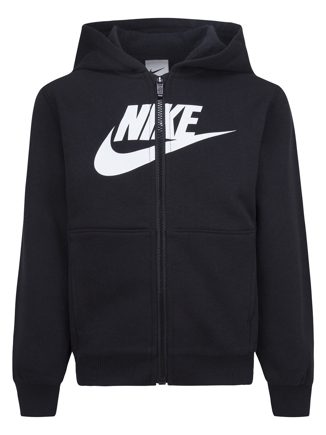 

Nike Boys Typography Printed Hooded Sweatshirt, Black