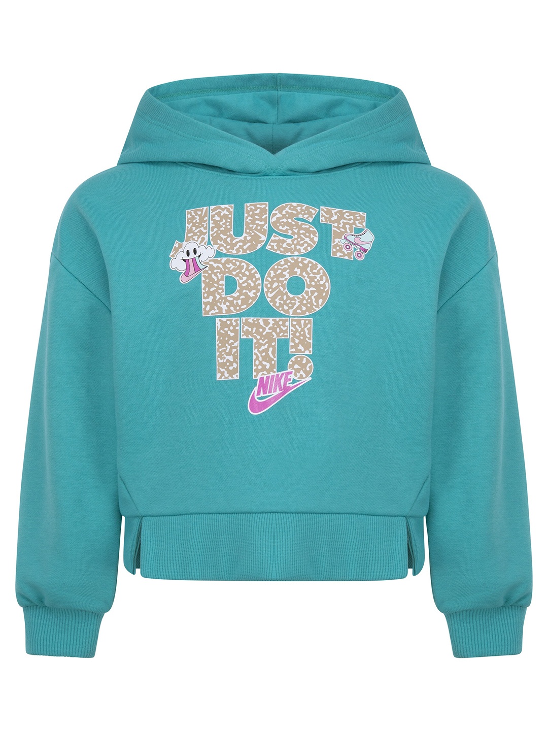 

Nike Girls Printed Hooded Sweatshirt, Green