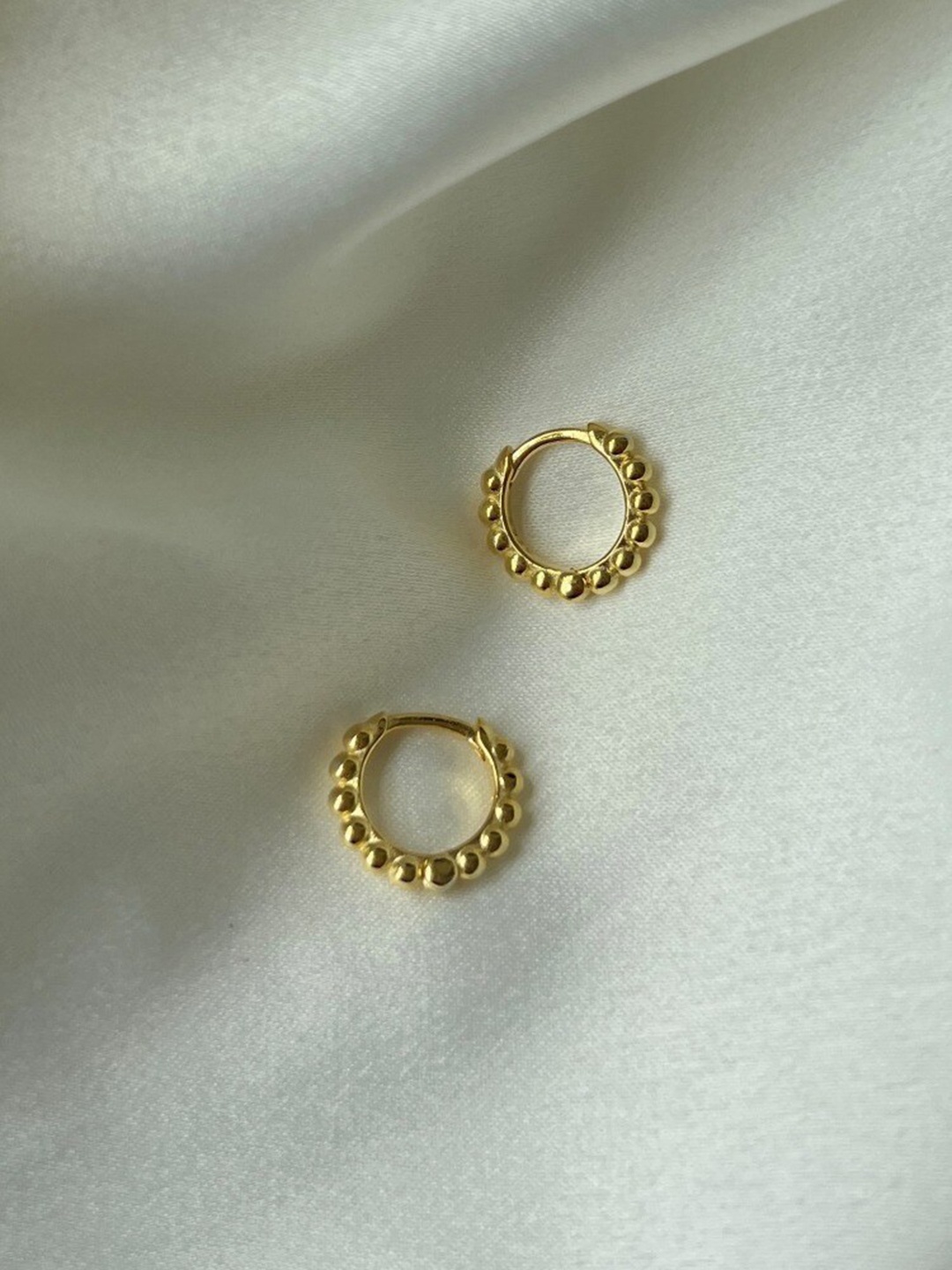 

MISS JO 92.5 Sterling Silver Contemporary Ear Cuff Earrings, Gold
