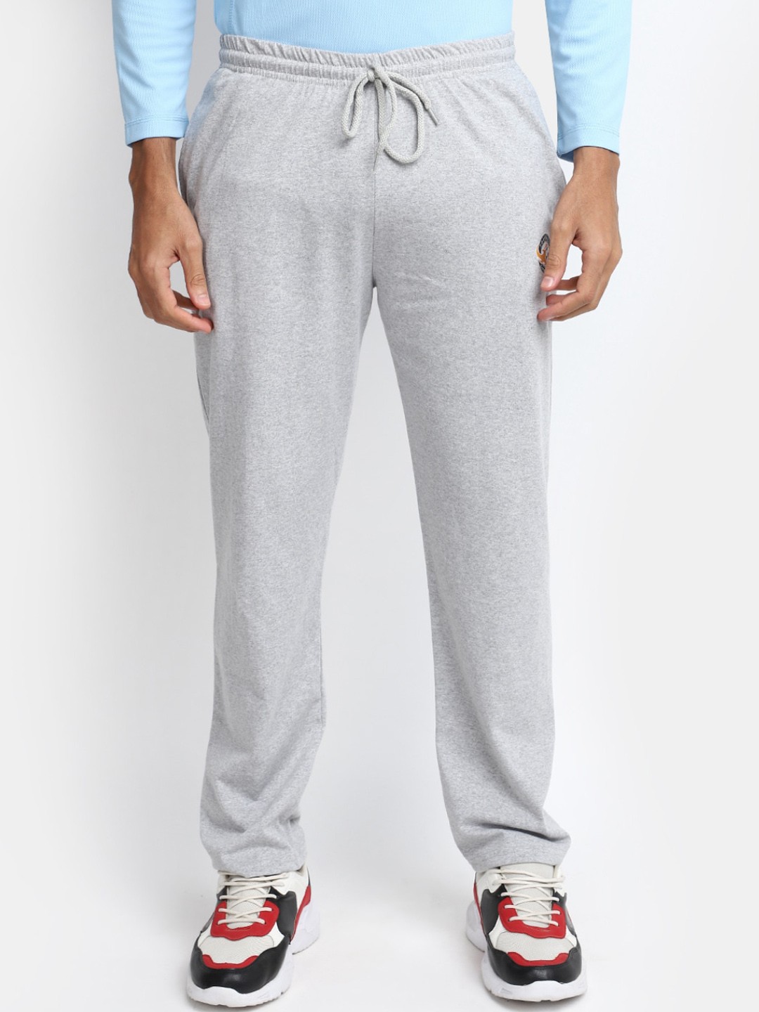 

V-Mart Men Mid-Rise Track Pants, Grey