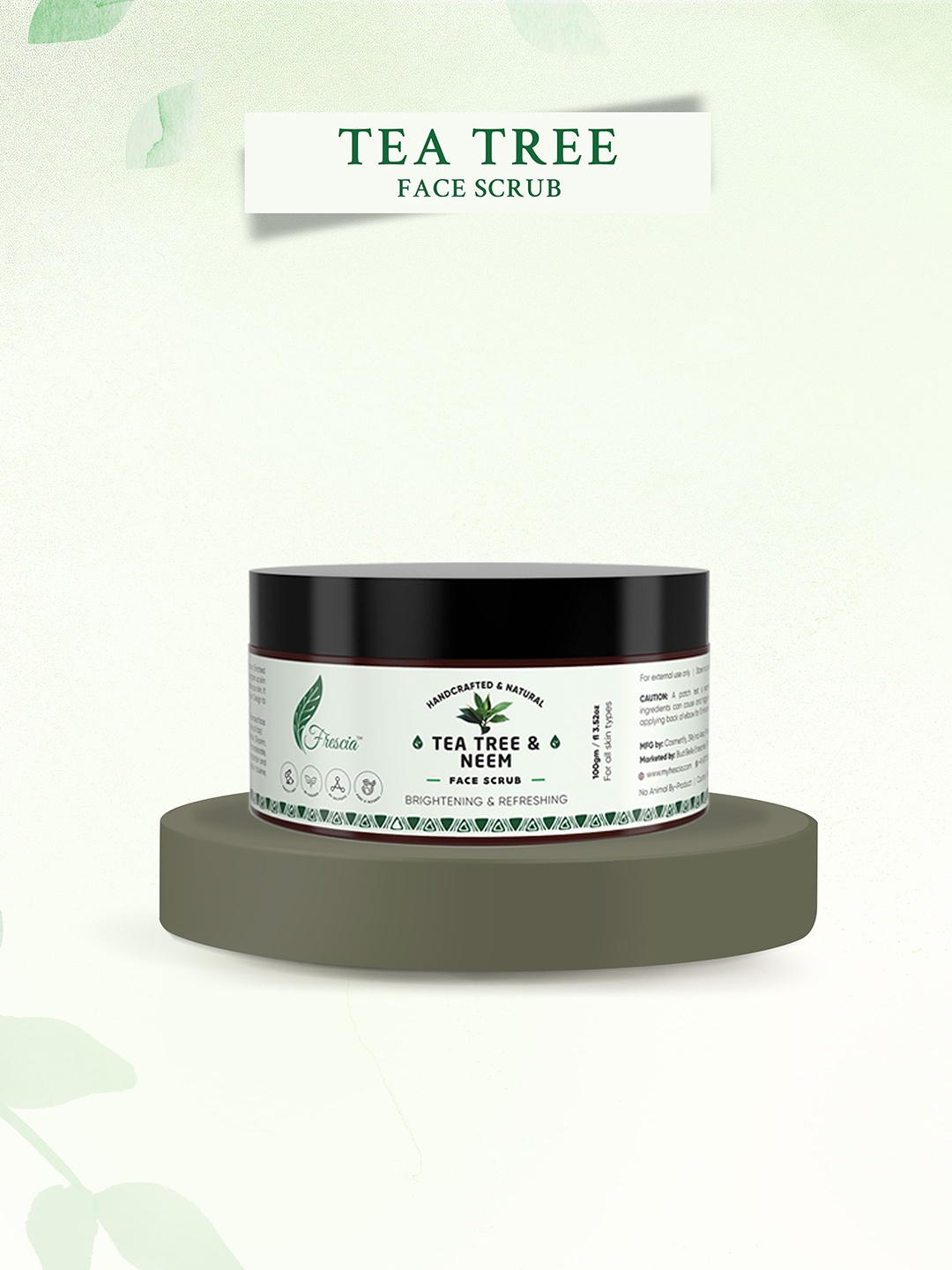

Frescia Tea Tree & Neem Anti-Acne Face Scrub - 100 g, White