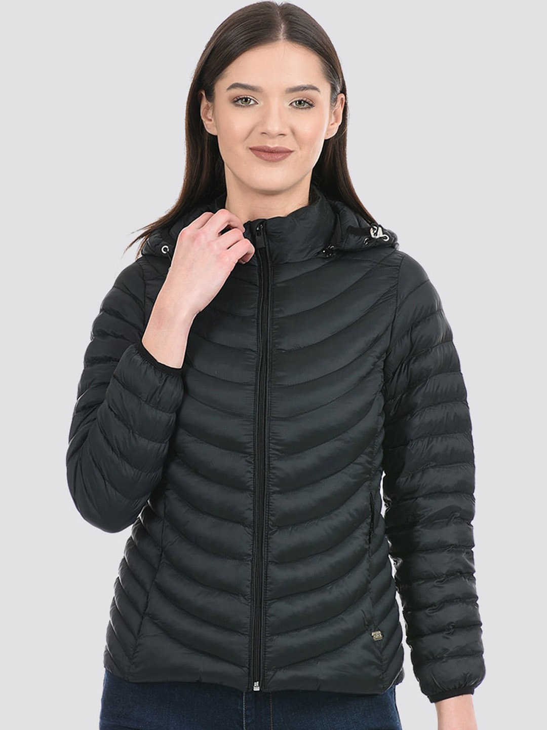 

Cloak & Decker by Monte Carlo Hooded Puffer Jacket, Black