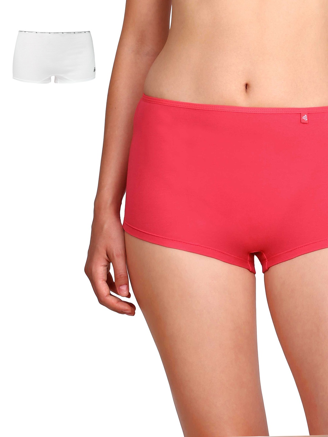 

Jockey Women Pack of 2 Boy Shorts, White