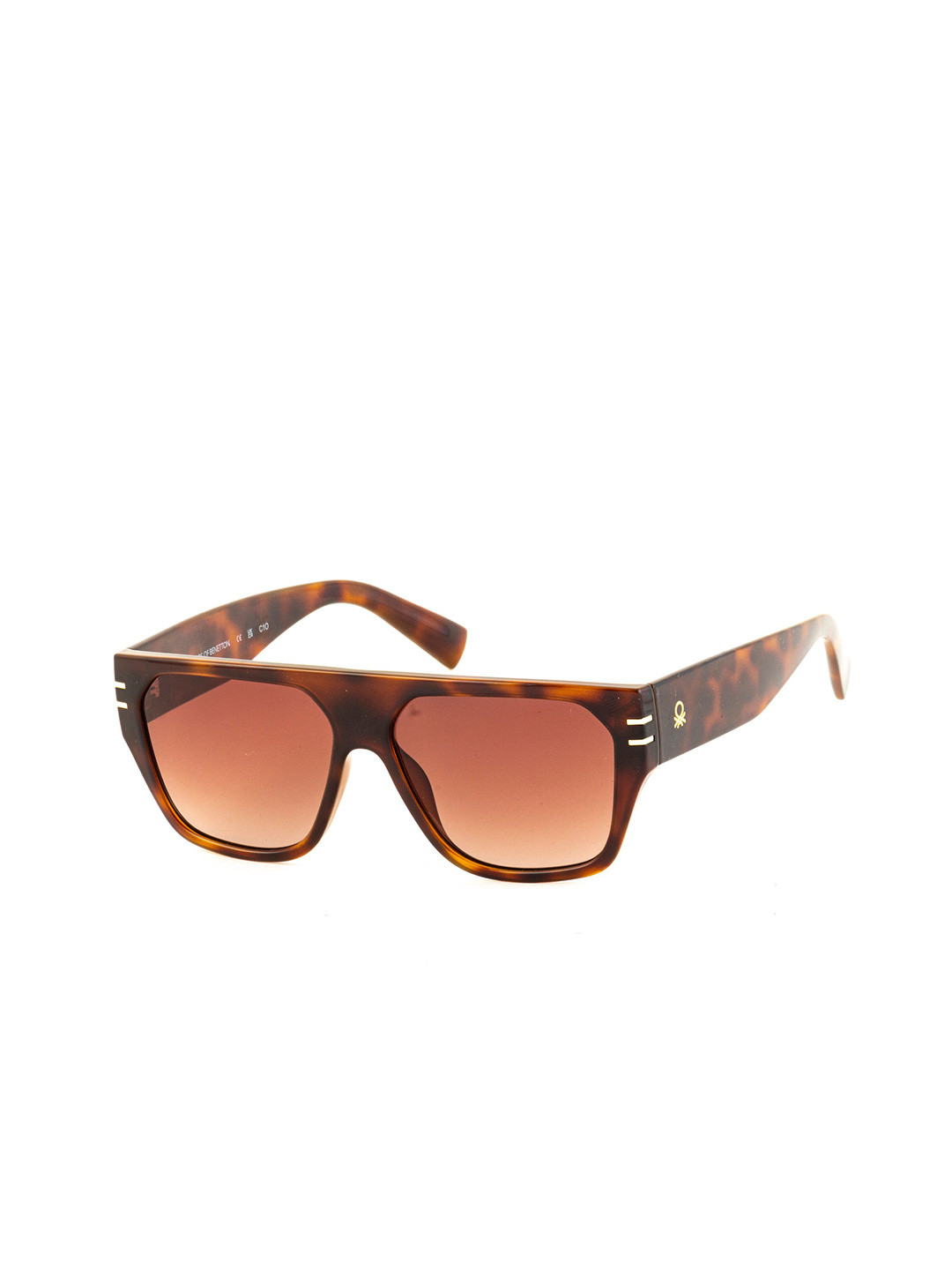 

United Colors of Benetton Men UV Protected Lens Square Sunglasses BES23510 C2, Orange
