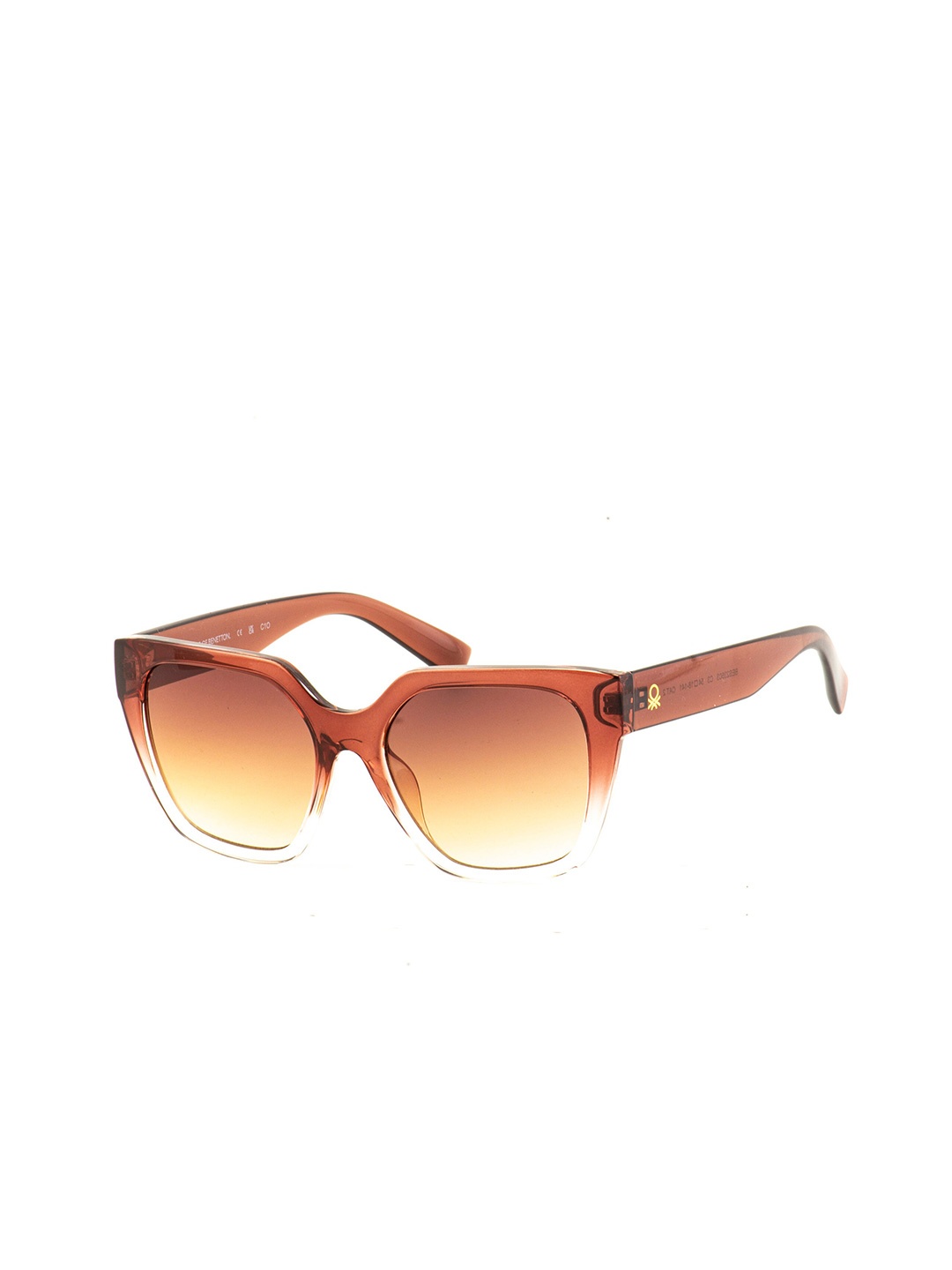 

United Colors of Benetton Women UV Protected Lens Cateye Sunglasses BES23503 C3, Orange