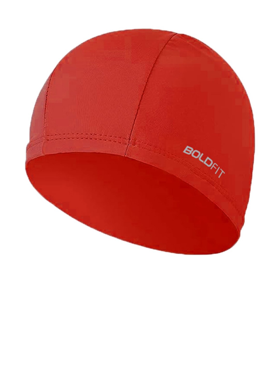 

BOLDFIT Chlorine Proof Breathable Swimming Cap, Red