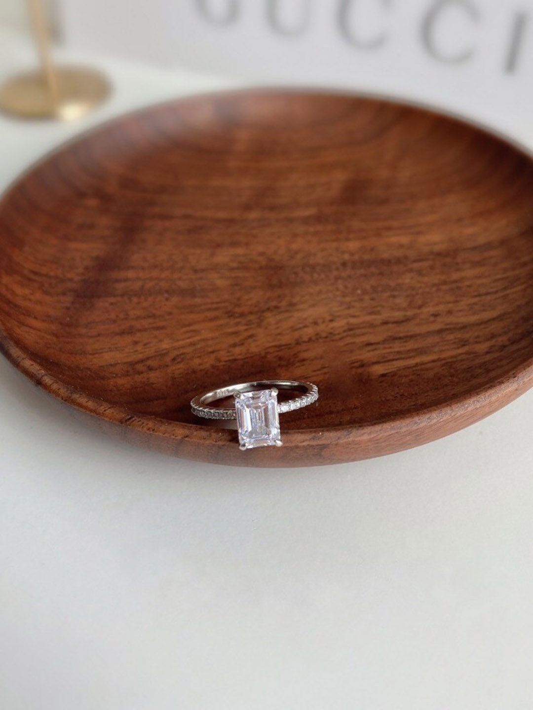 

MISS JO 92.5 Sterling Silver Square Motif Finger Ring