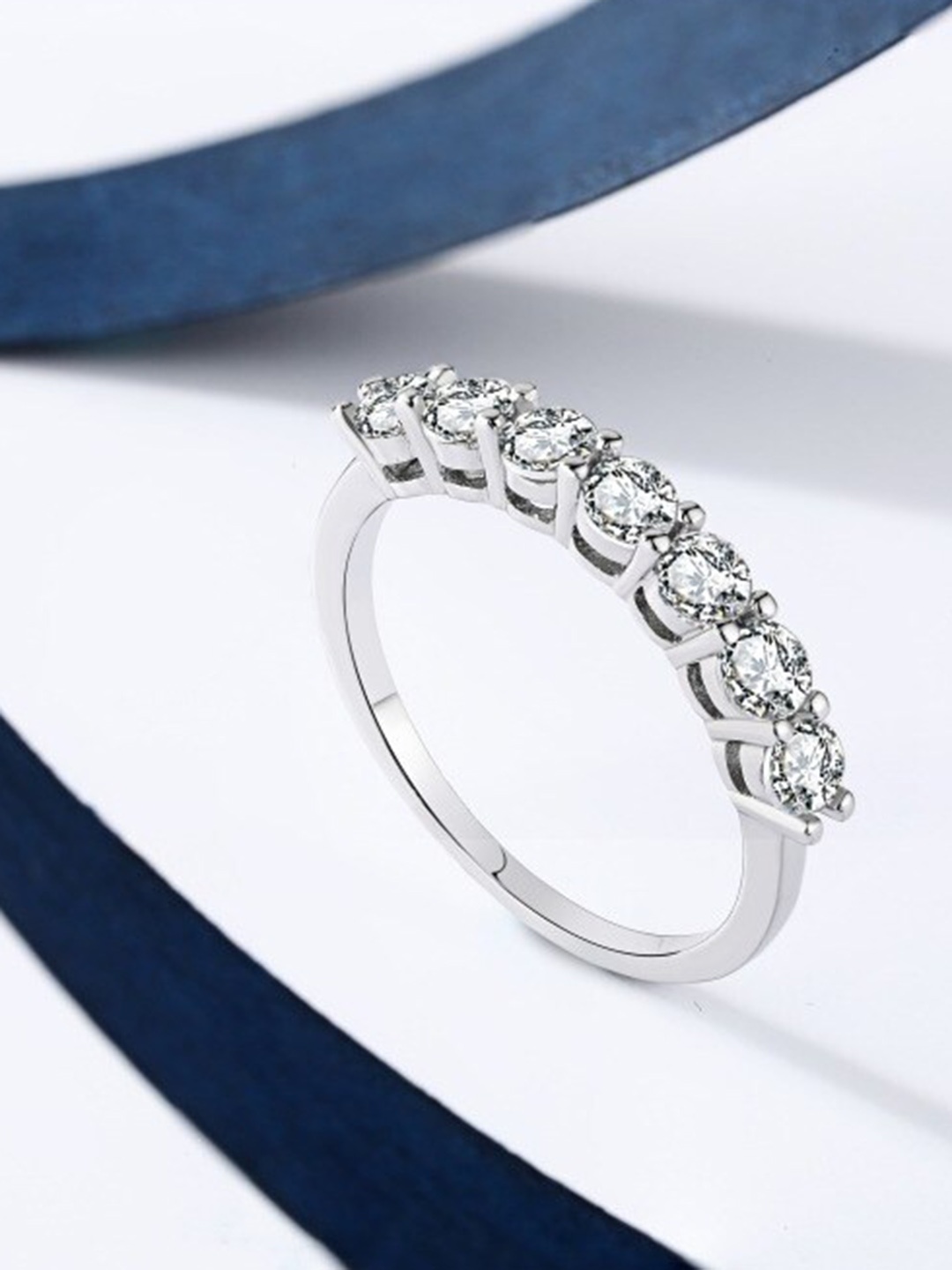 

MISS JO 92.5 Sterling Silver Stardust Finger Ring