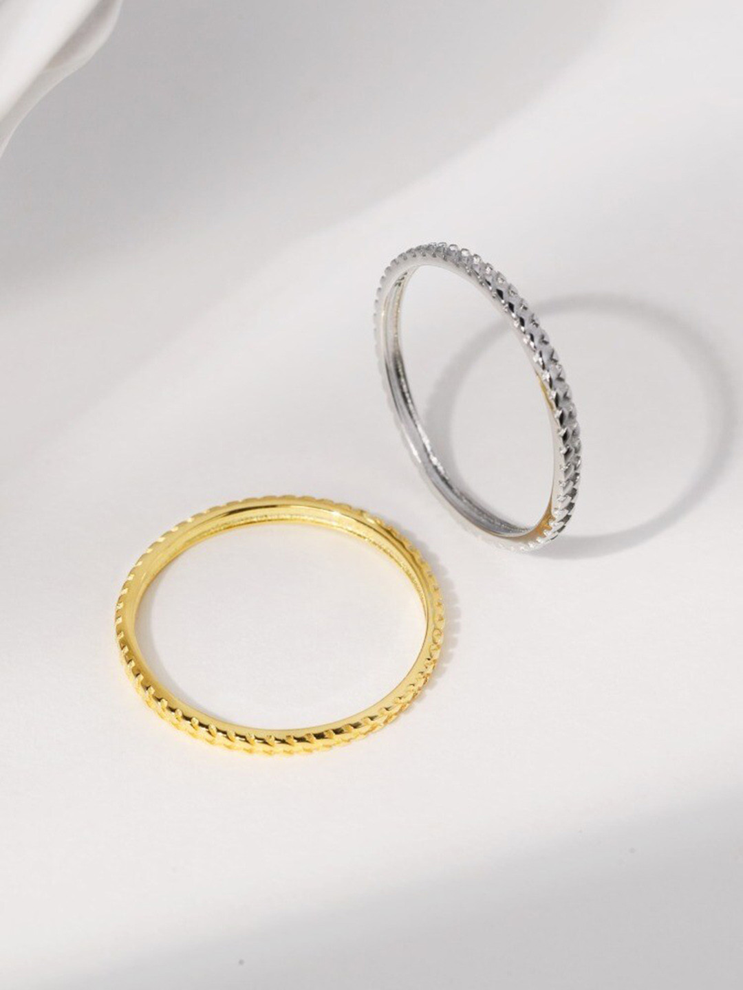 

MISS JO 92.5 Sterling Silver Slim Finger Ring, Gold