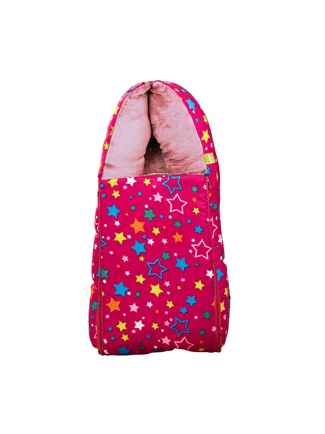 

BAYBEE Little Max Printed Cotton 3 In 1 Baby Sleeping Bed, Pink