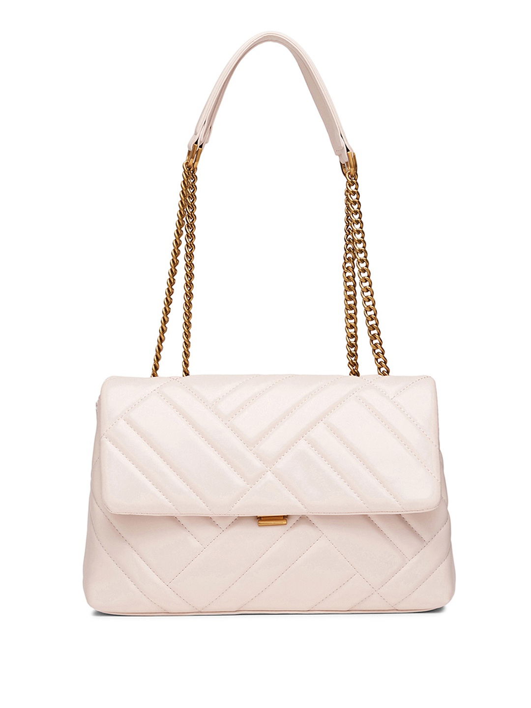 

MIRAGGIO Quilted Shoulder Bag, White