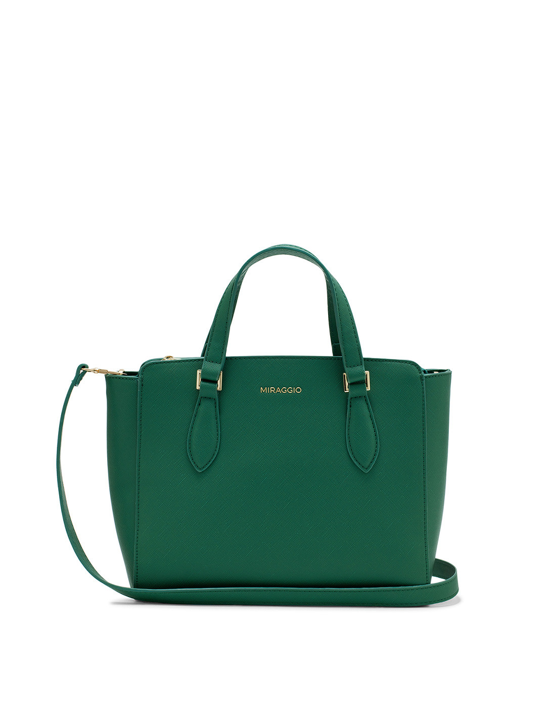 

MIRAGGIO Handbag with Crossbody Strap, Green