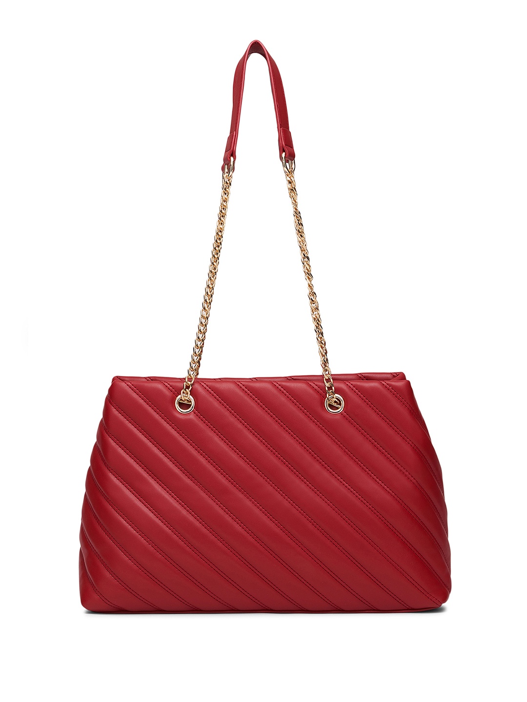 

MIRAGGIO Quilted Tote Bag, Red