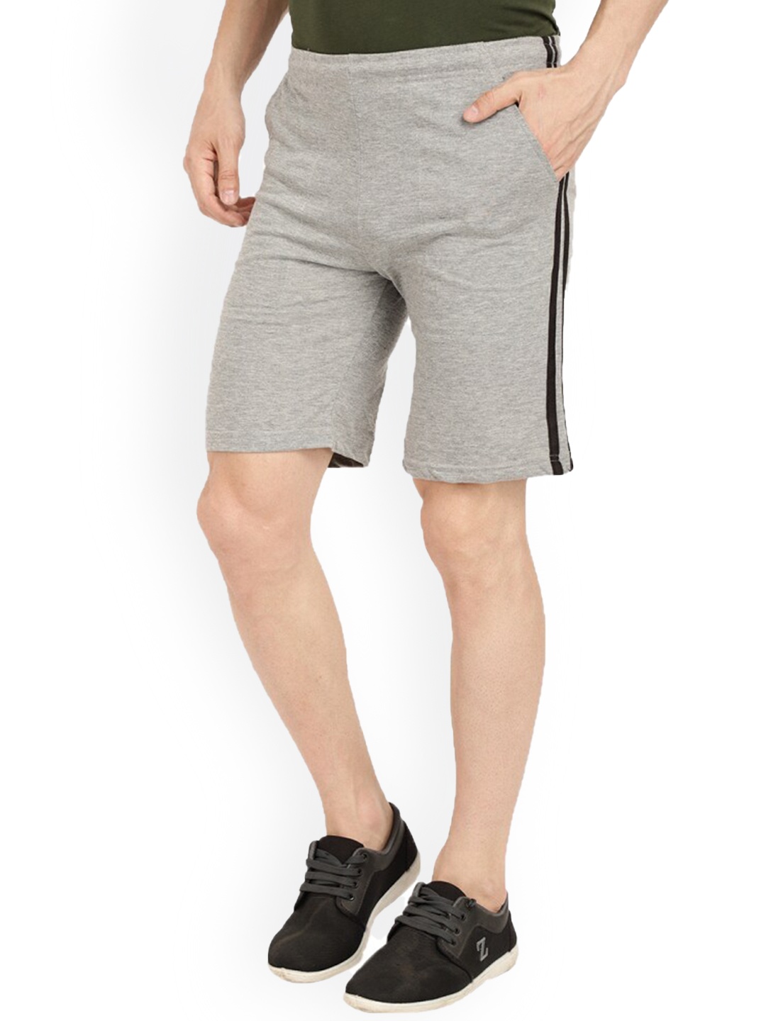 

V-Mart Men Mid-Rise Shorts, Grey