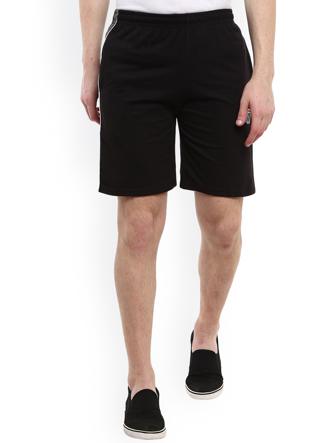 

V-Mart Men Mid-Rise Shorts, Black