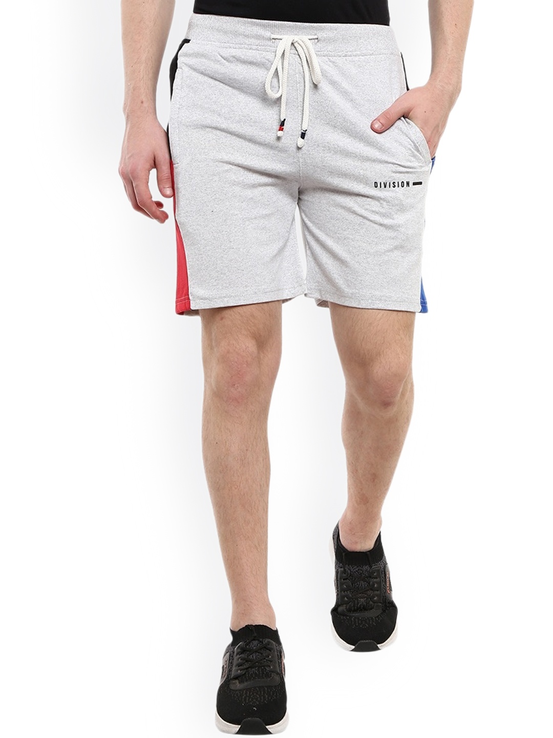 

V-Mart Men Mid-Rise Cotton Sports Shorts, Grey