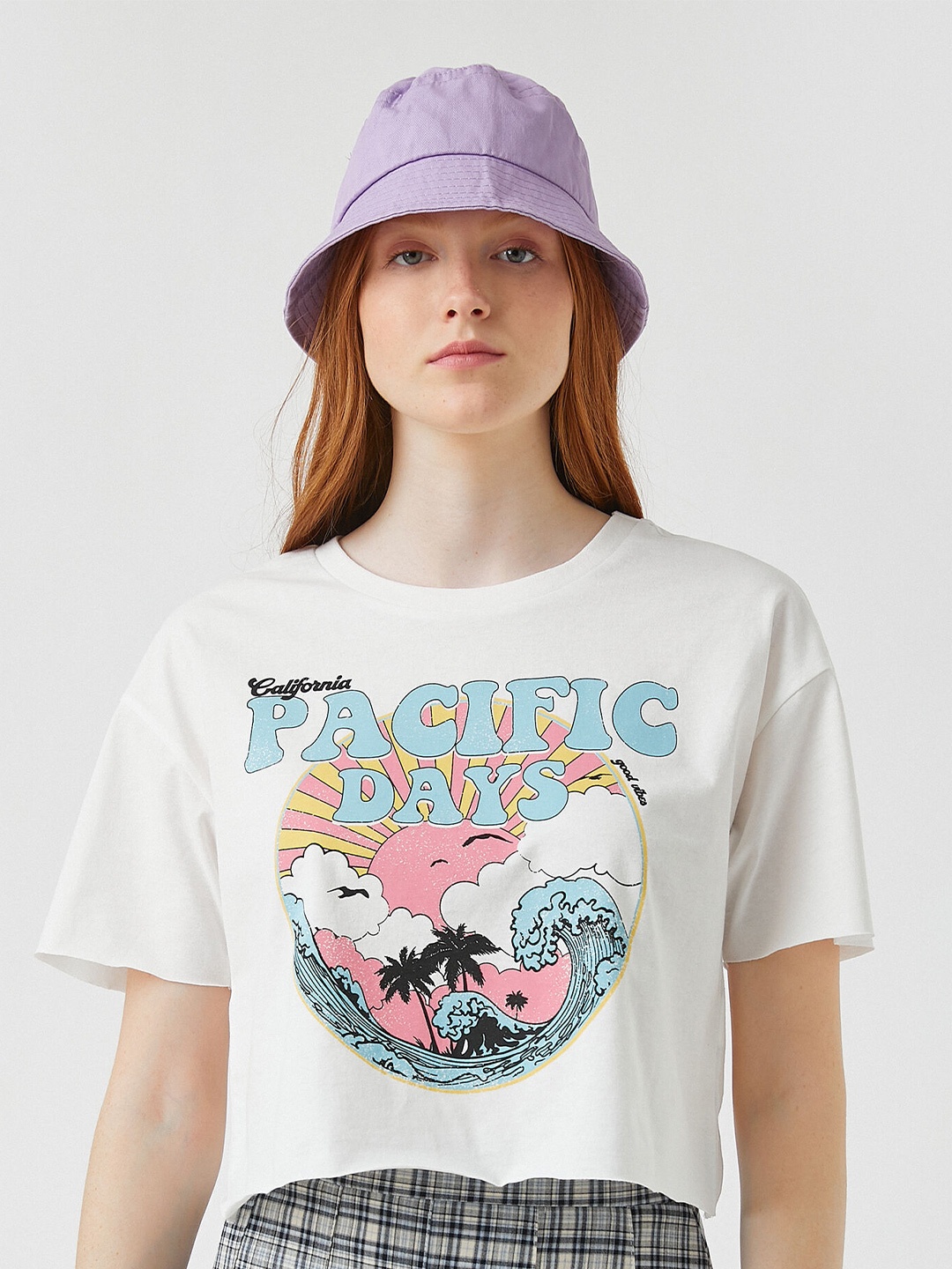 

Koton Typography Printed Pure Cotton T-shirt, Off white