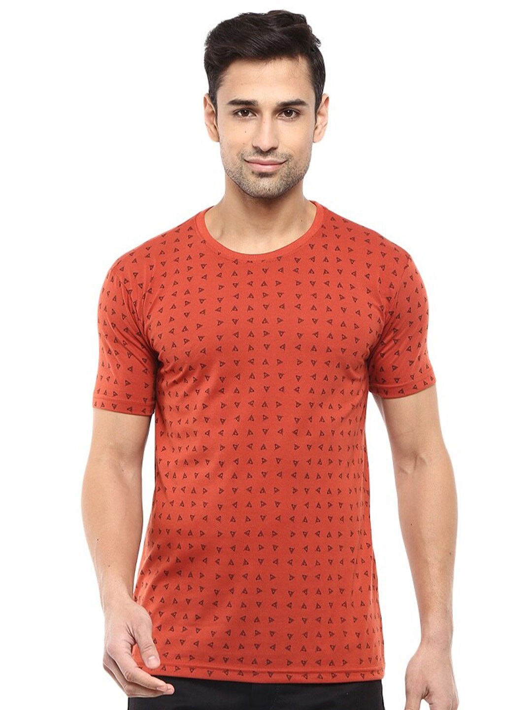

V-Mart Conversational Printed Cotton T-Shirt, Red
