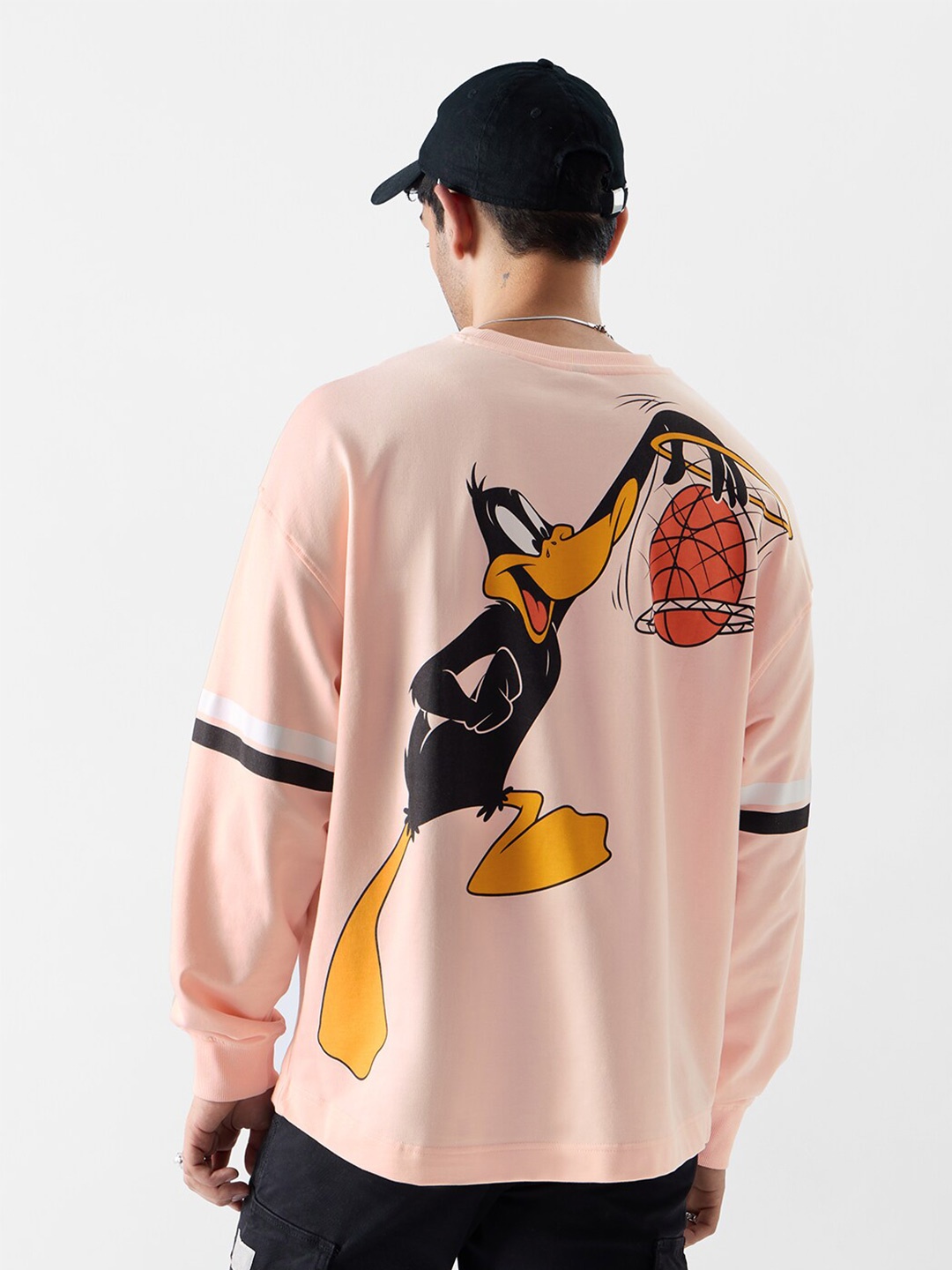 

The Souled Store Looney Tunes Oversized Cotton T-shirt, Pink