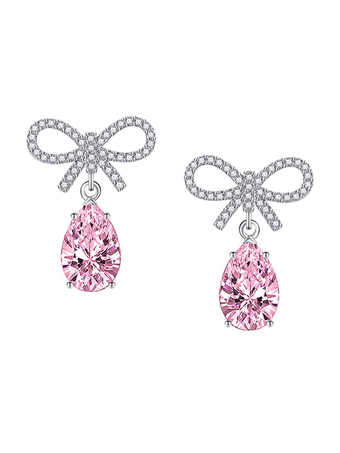 

Designs & You Pink Teardrop Shaped Ear Cuff Earrings