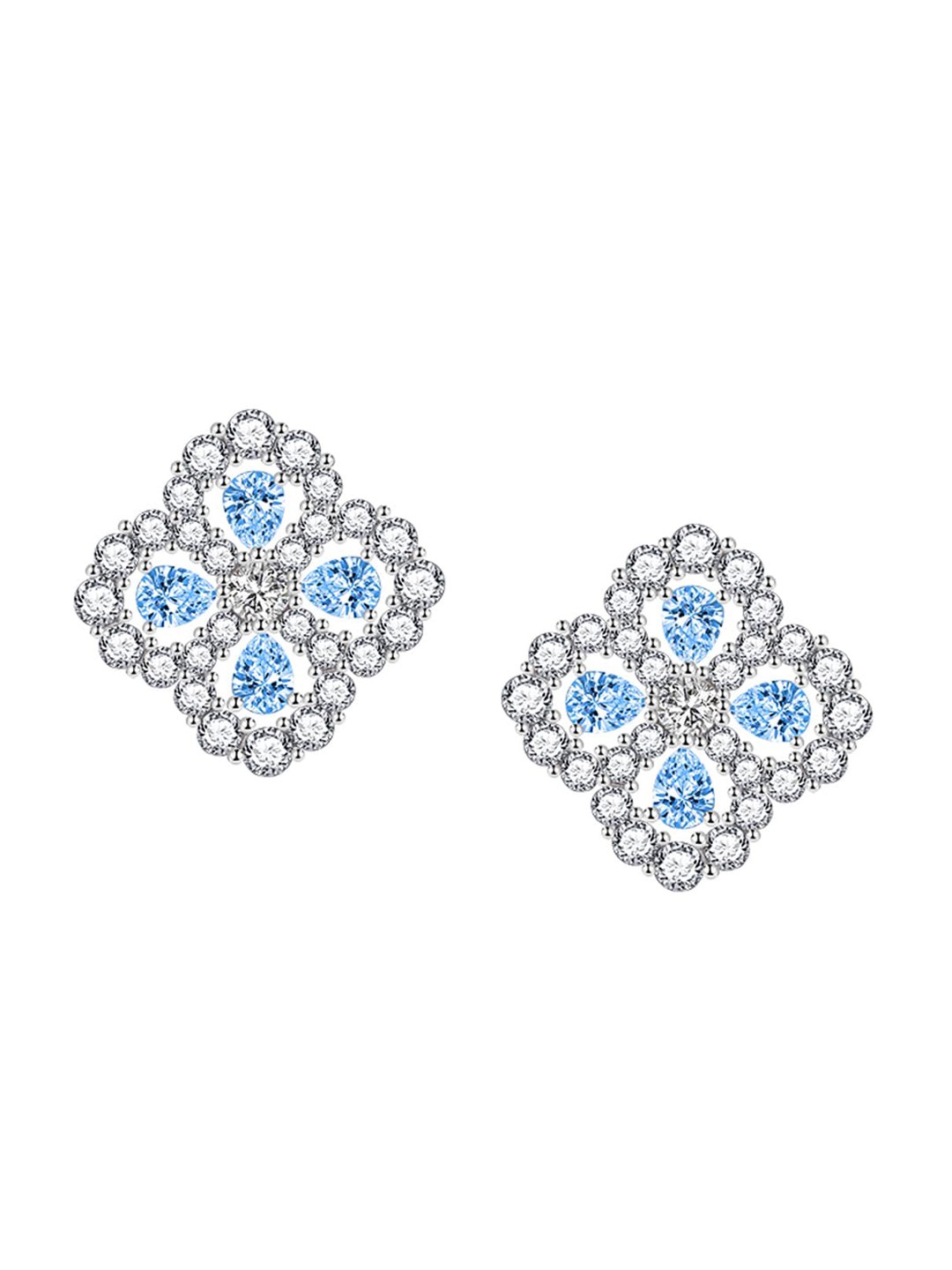 

Designs & You Silver Plated Studs Earrings