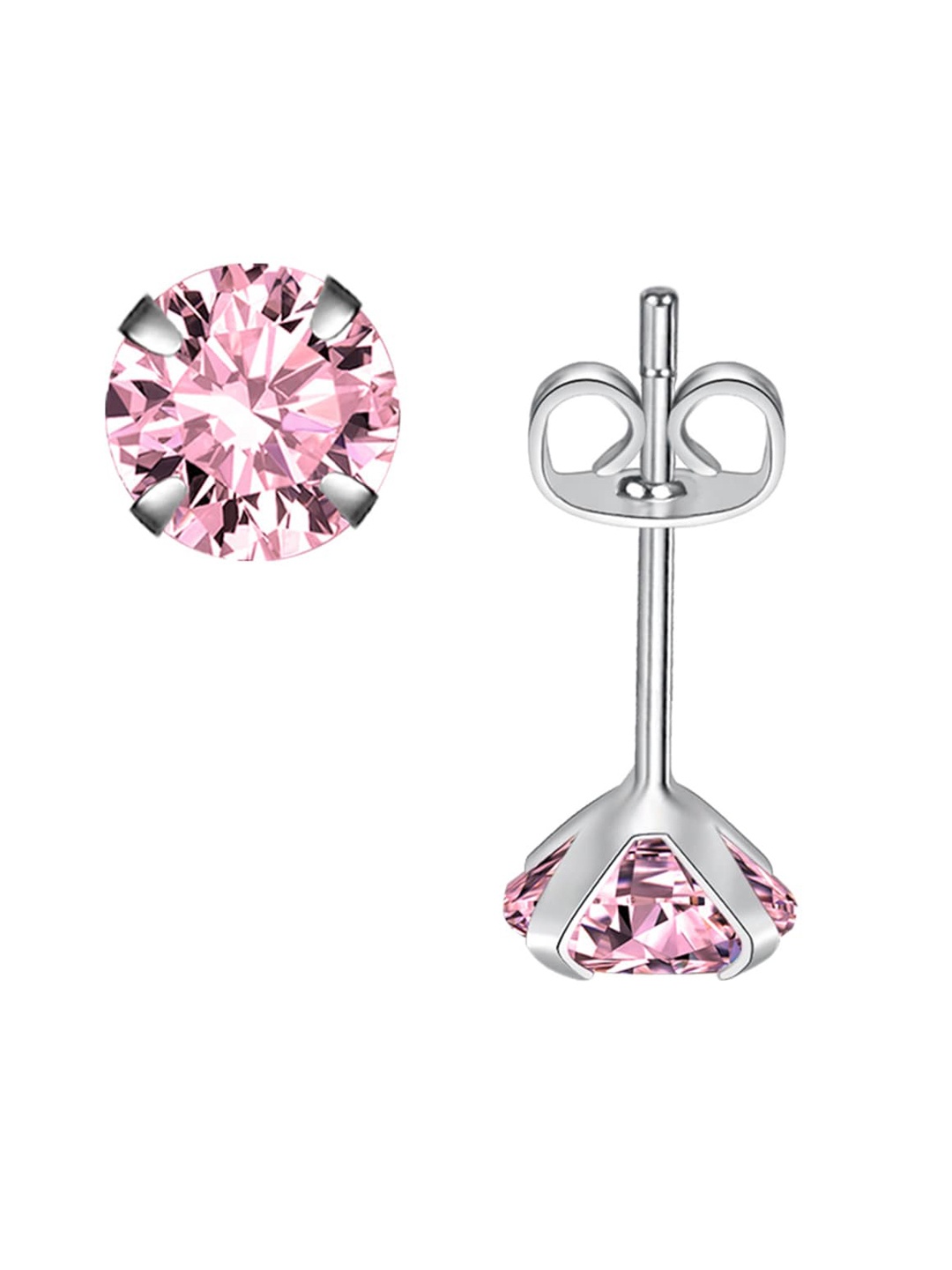 

Designs & You Pink Contemporary Studs Earrings