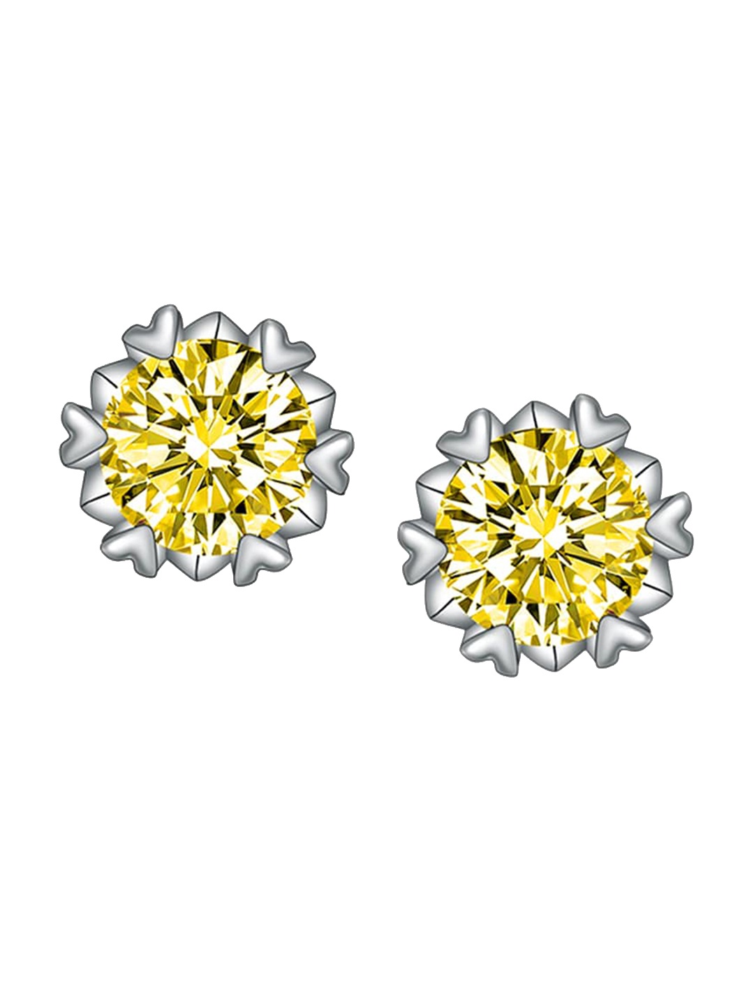 

Designs & You Yellow Floral Studs Earrings