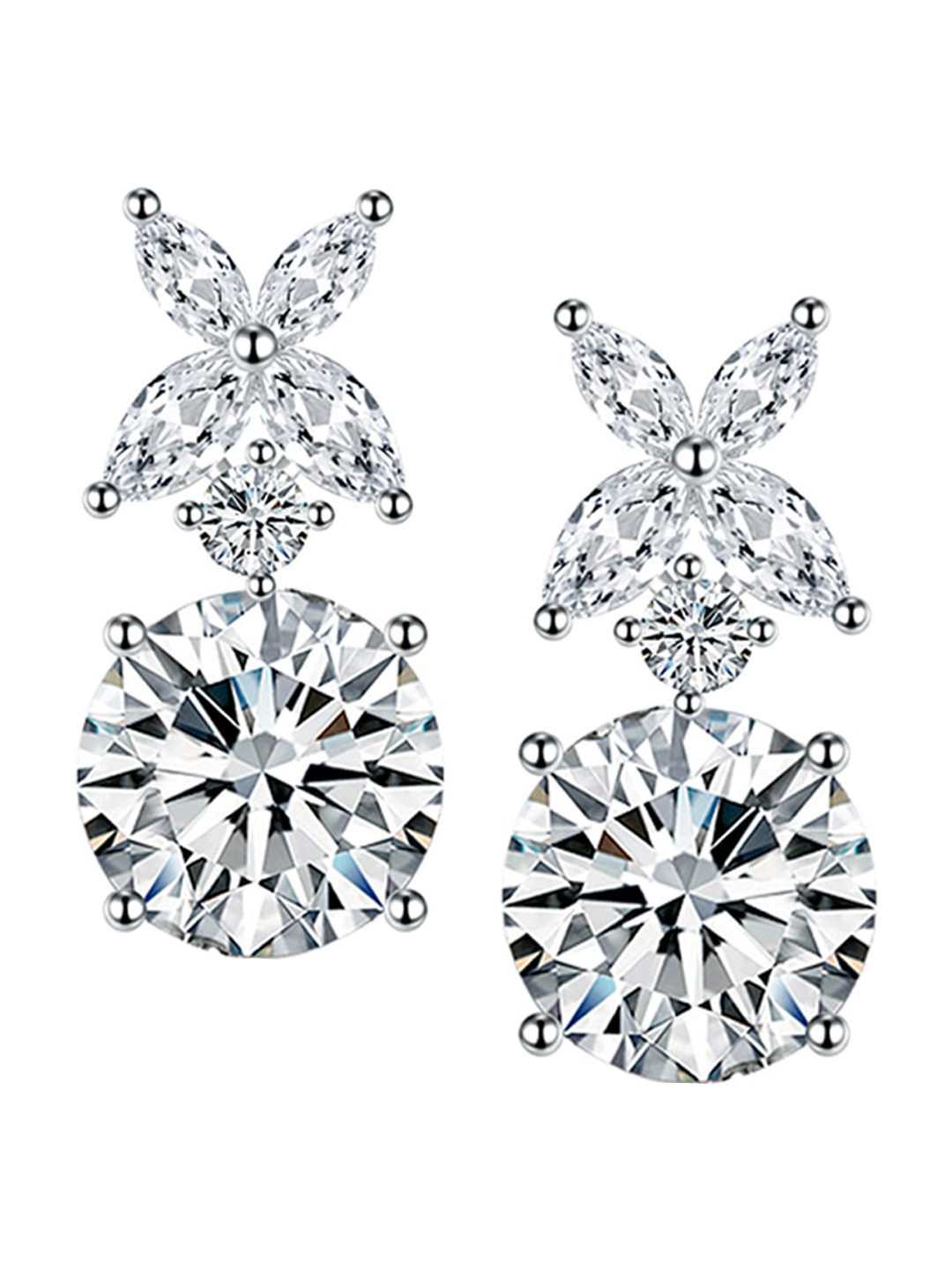 

Designs & You Silver Plated Drop Earrings