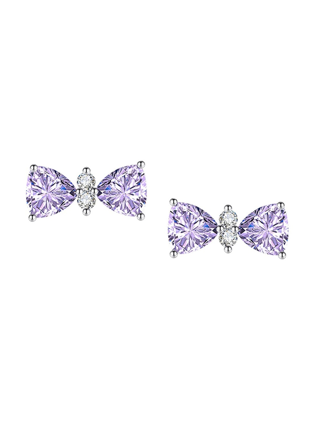 

Designs & You Purple Contemporary Studs Earrings