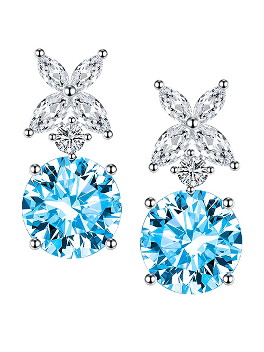 

Designs & You Silver Plated Studs Earrings