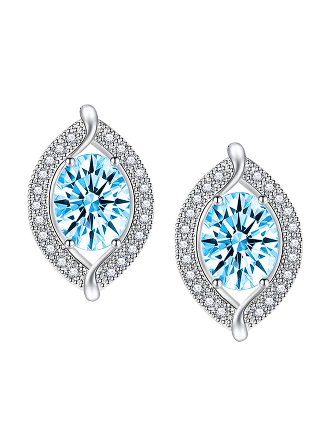 

Designs & You Silver Plated Contemporary Drop Earrings