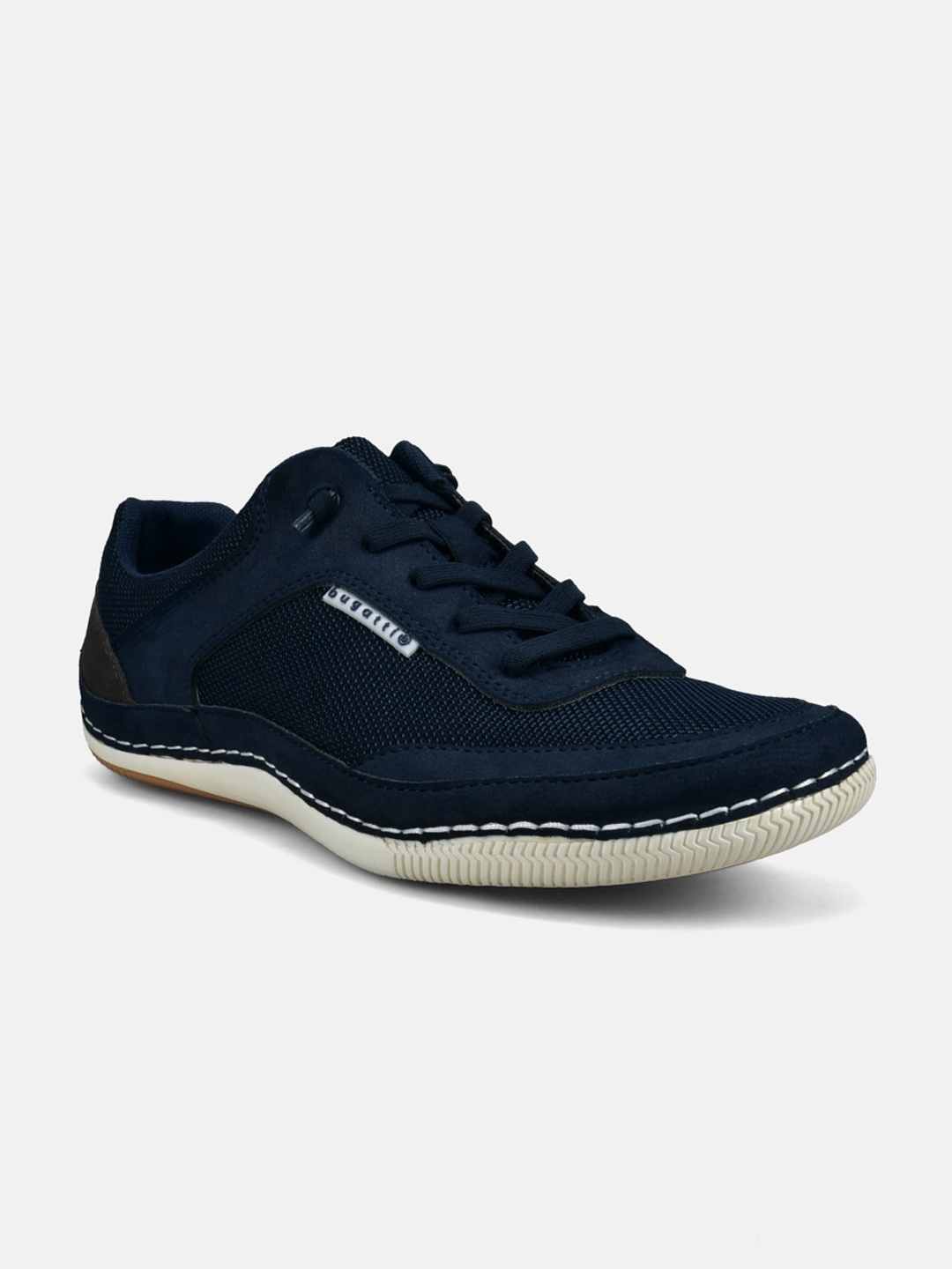 

Bugatti Men Canario Textured Sneakers, Navy blue