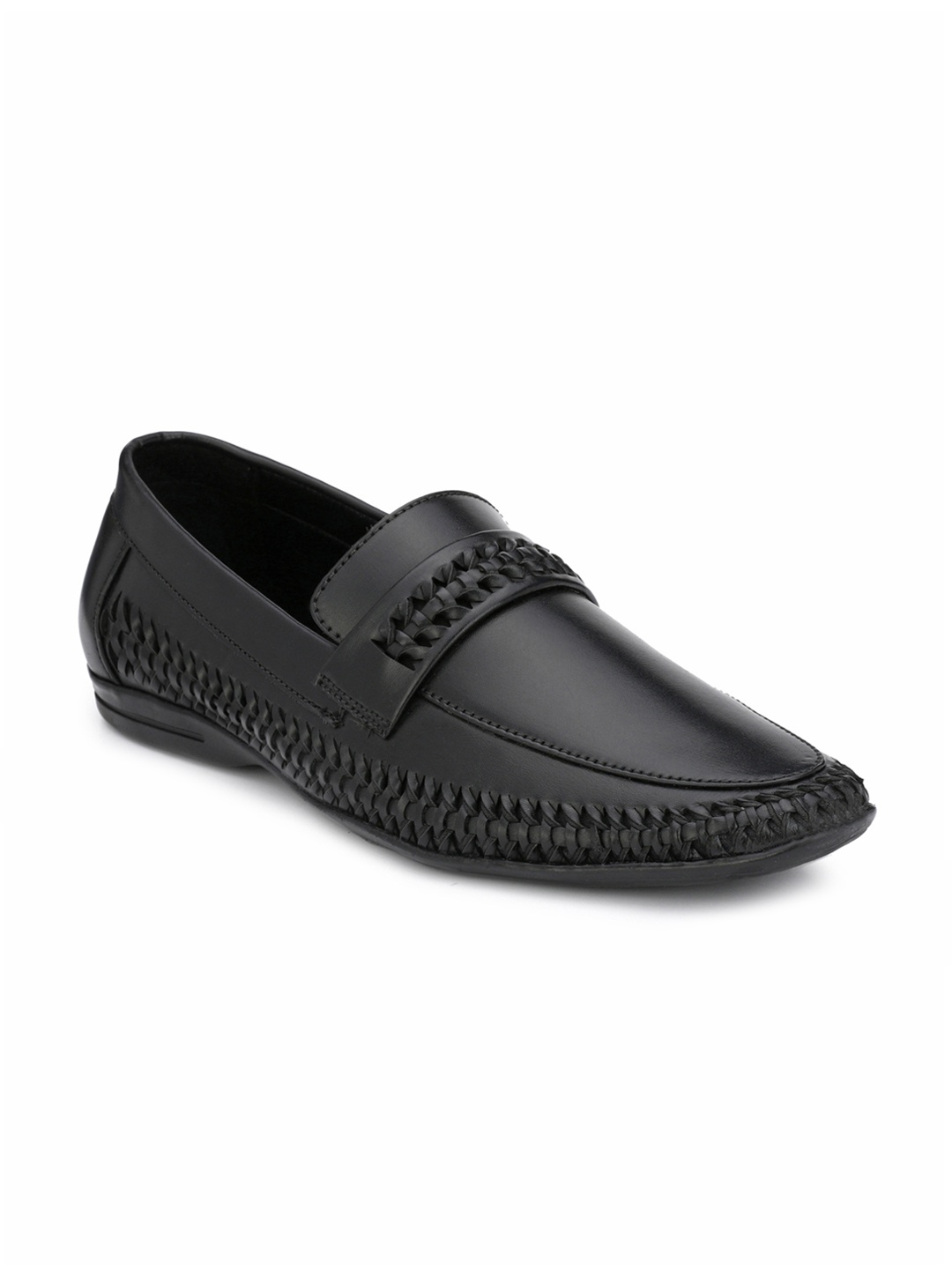 

Eego Italy Men Black Loafers