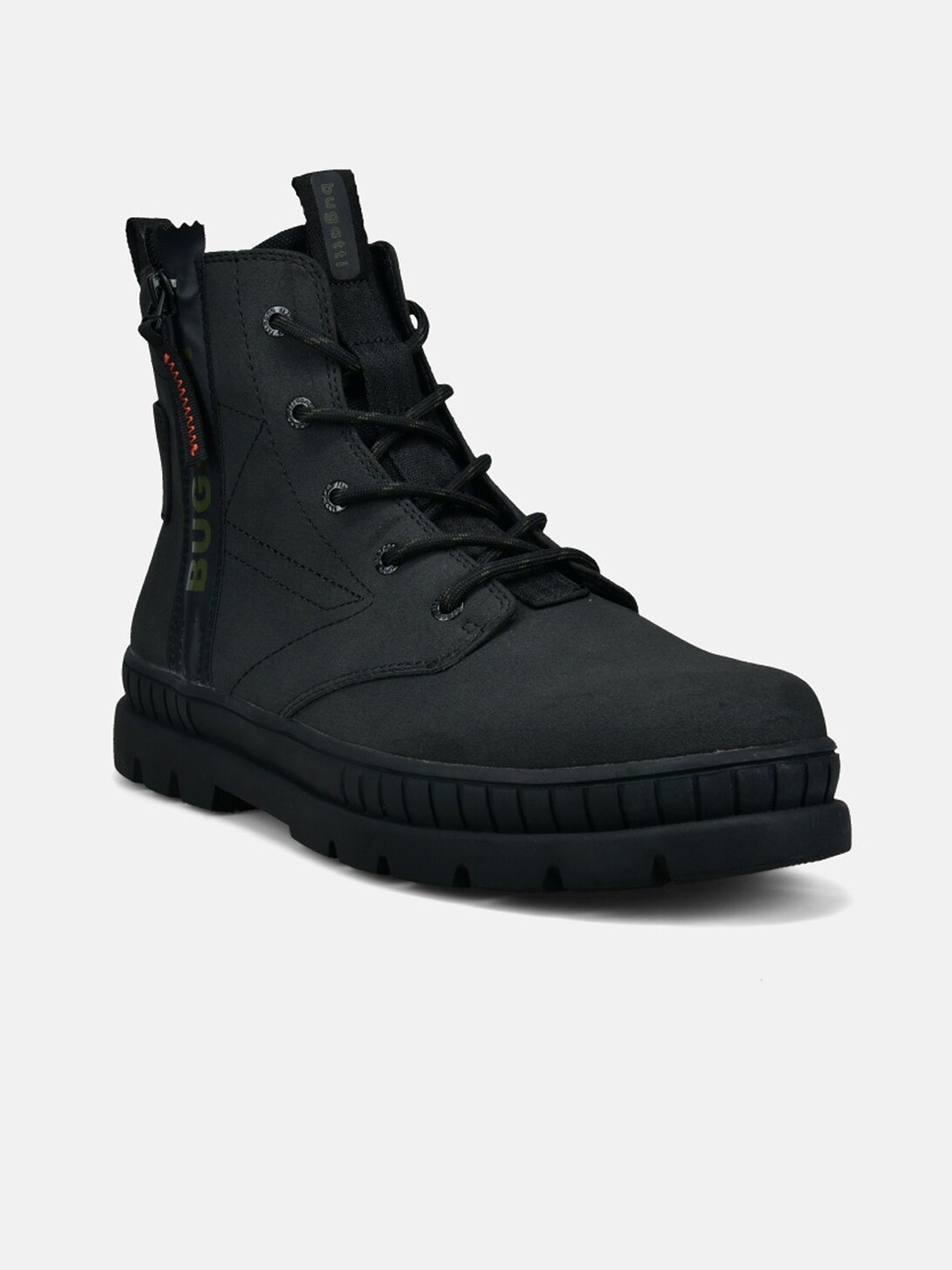 

Bugatti Men Pallario Comfort Mid Top Regular Boots, Black