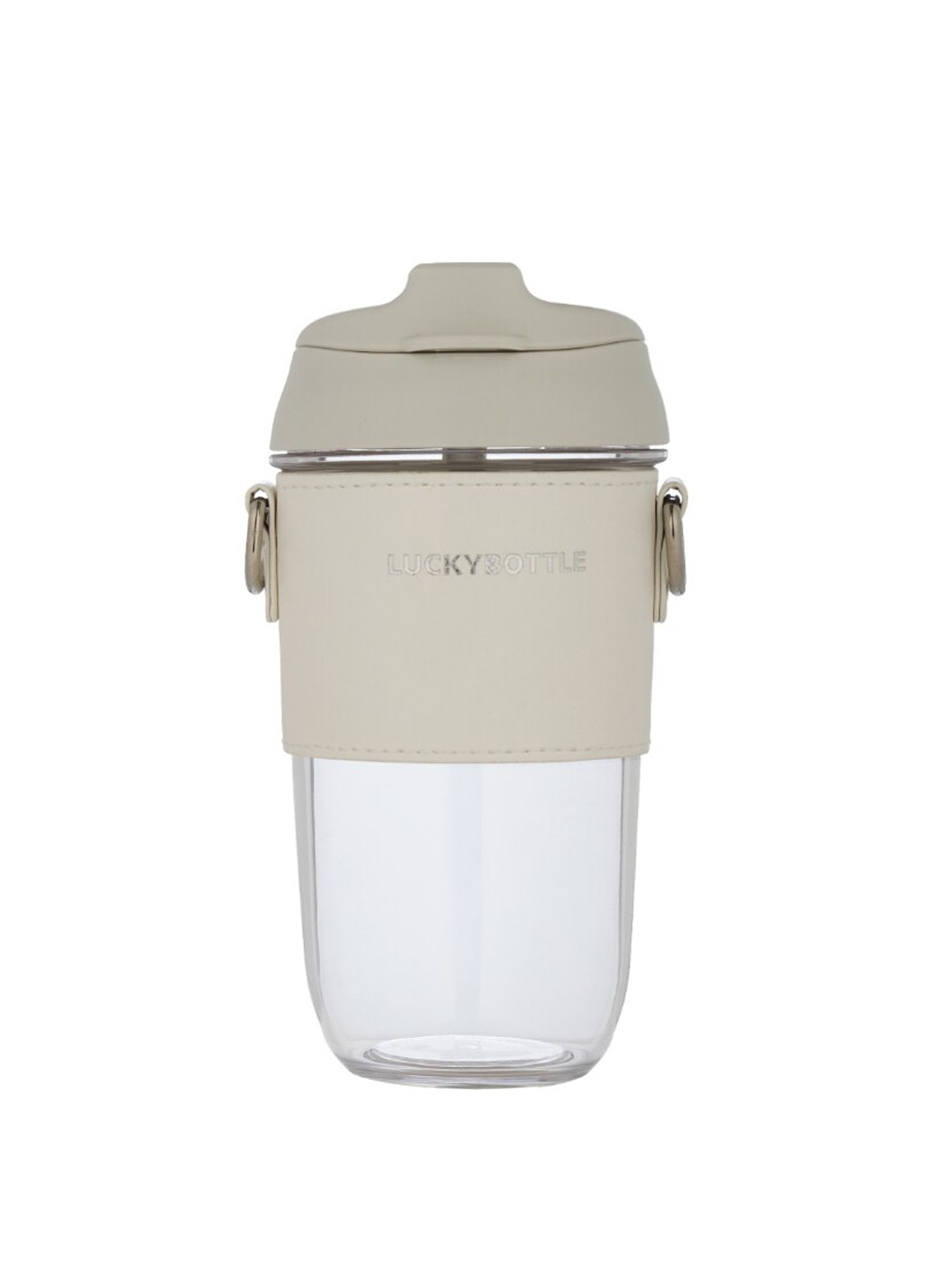 

GUCHIGU Kids White Sipper Water Bottle With Straw-450 Ml