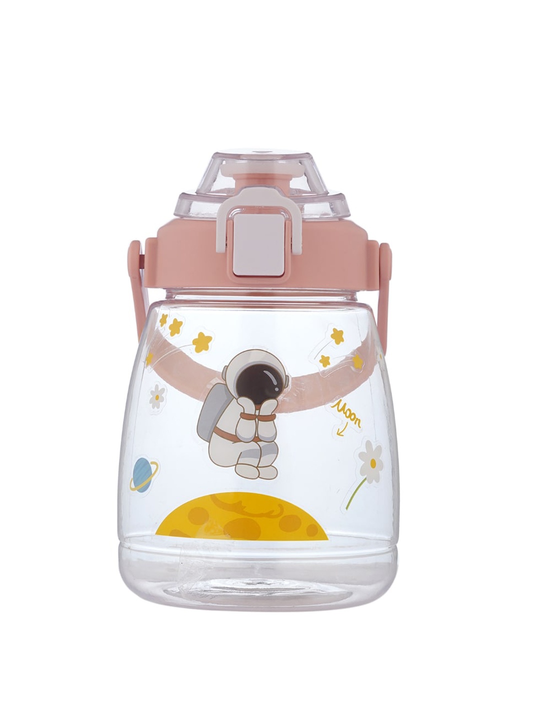 

GUCHIGU Kids Pink Printed Highest Safety Sipper Bottle - 1.2 L