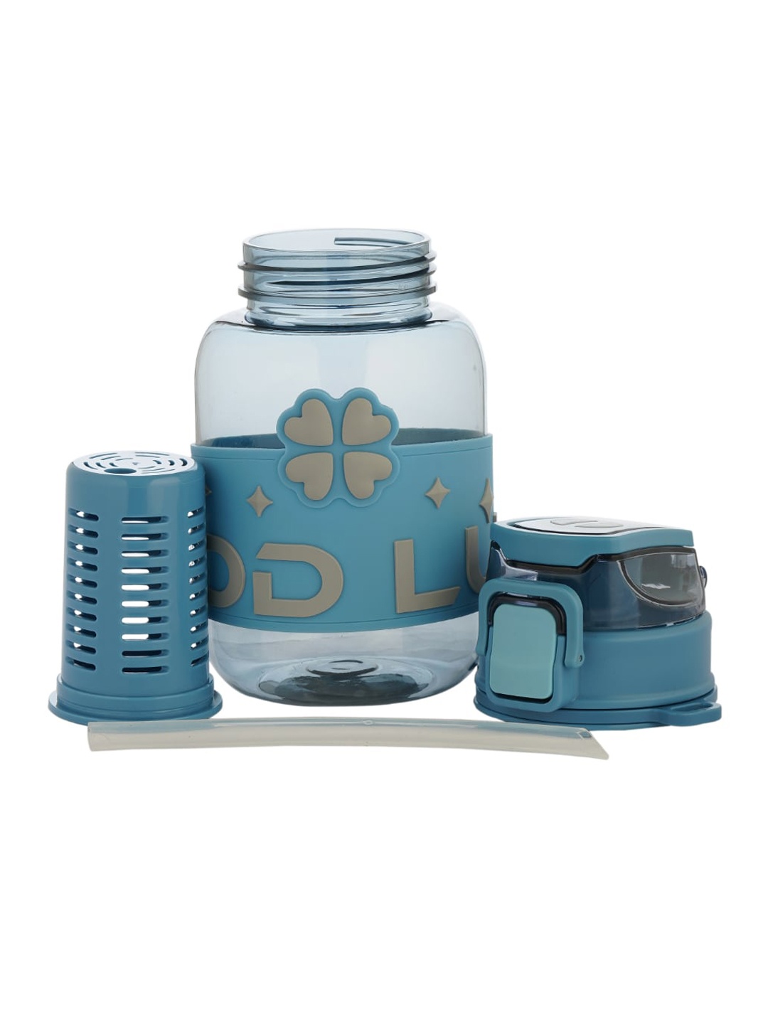 

GUCHIGU Kids Blue Printed Sipper Water Bottle 600 ml