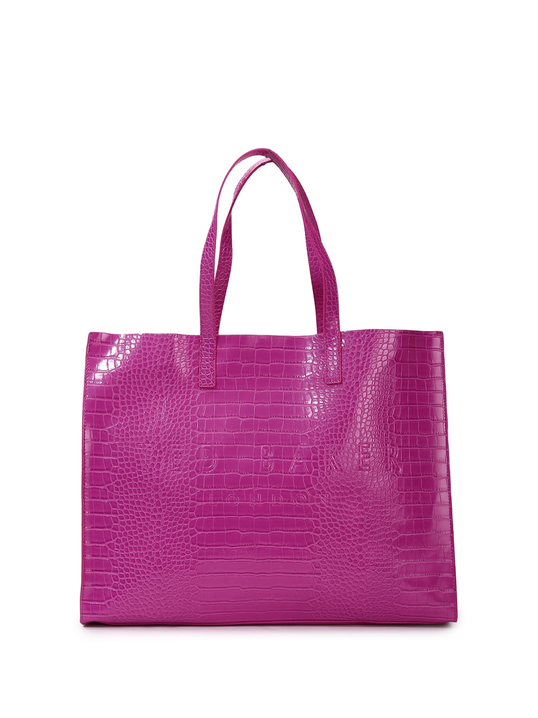 

Ted Baker Textured PU Oversized Shopper Tote Bag, Pink