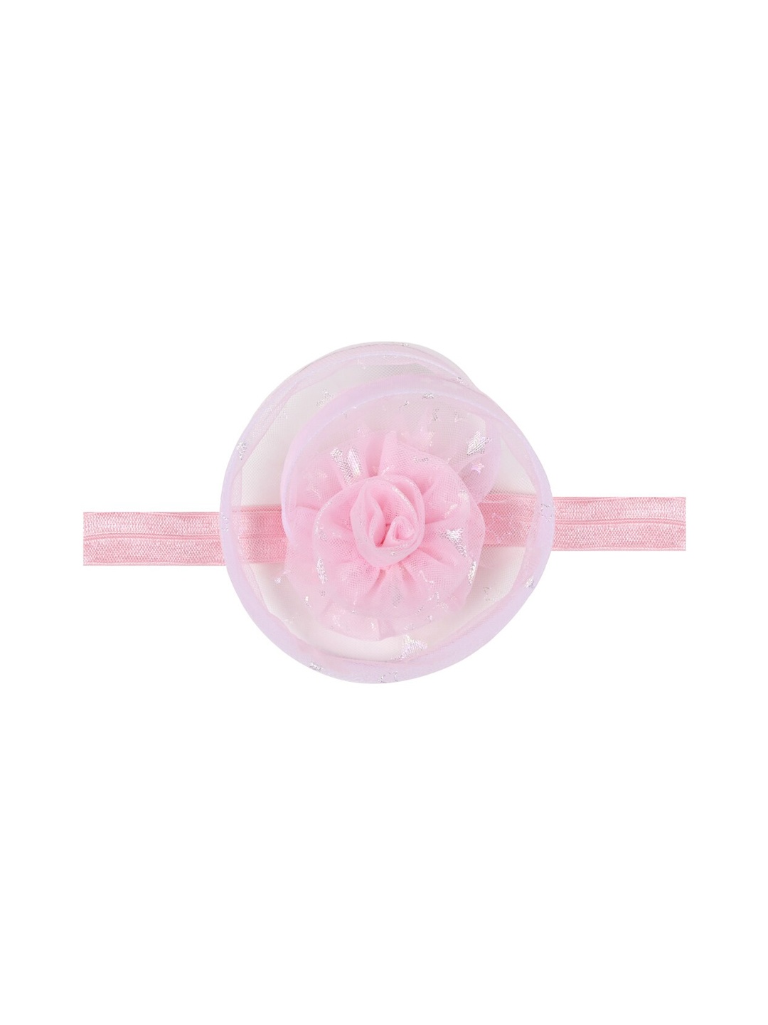 

Aye Candy Girls Floral Shaped Tulle Fascinator Headband, Pink