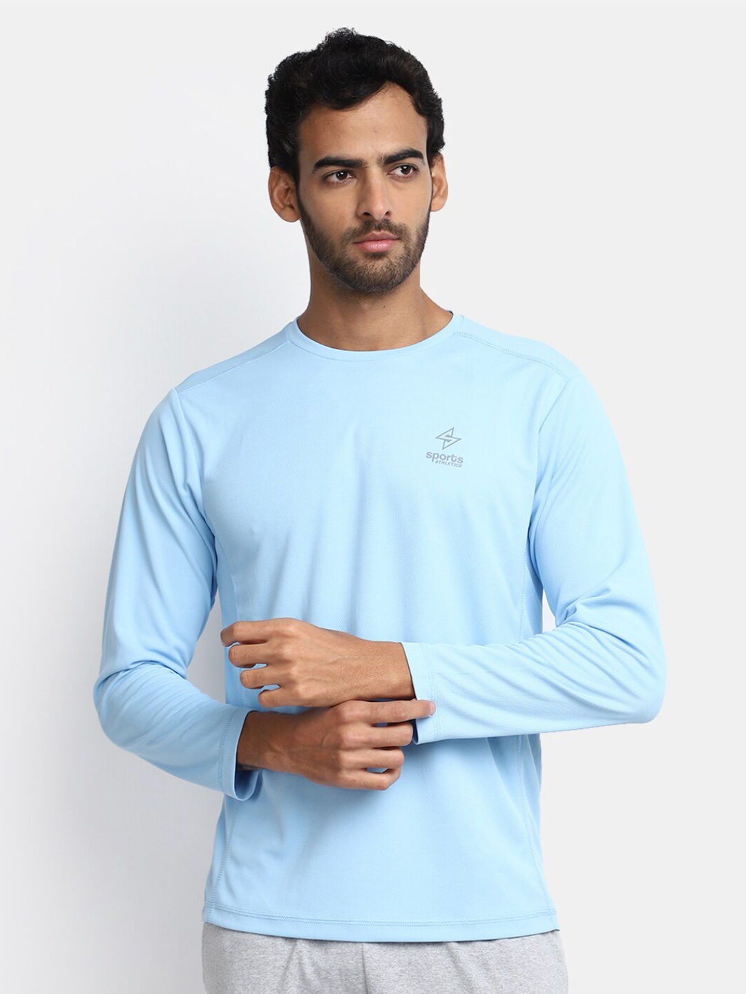 

V-Mart Long Sleeve Slim Fit T-shirt, Blue