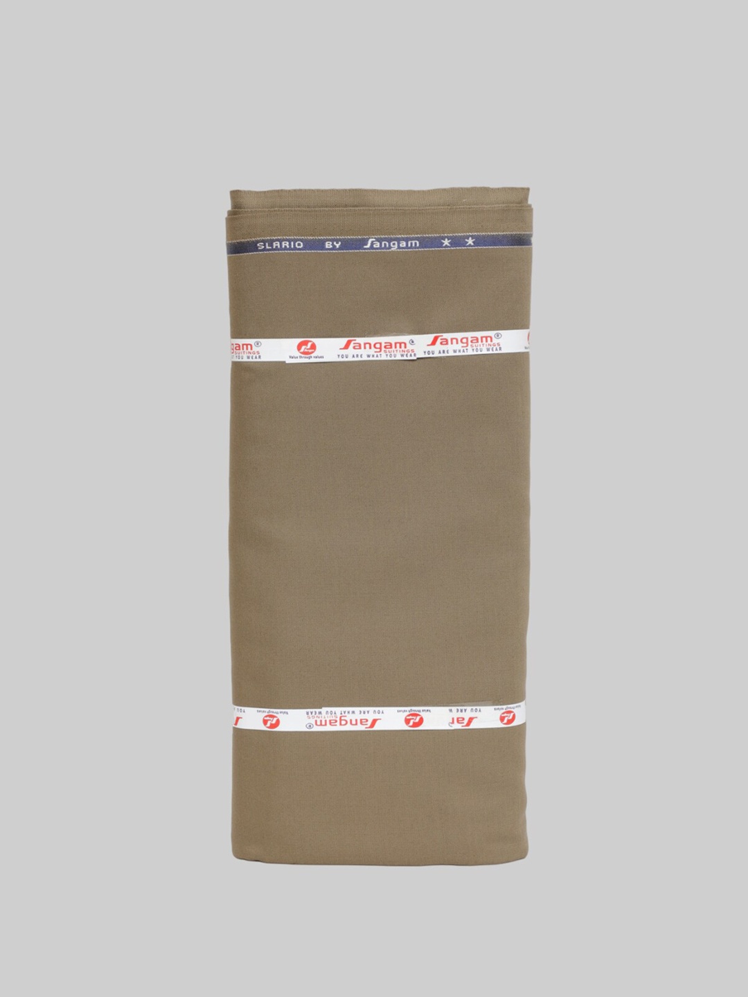 

SANGAM Men Textured Unstitched Trousers Clothing Fabric, Khaki