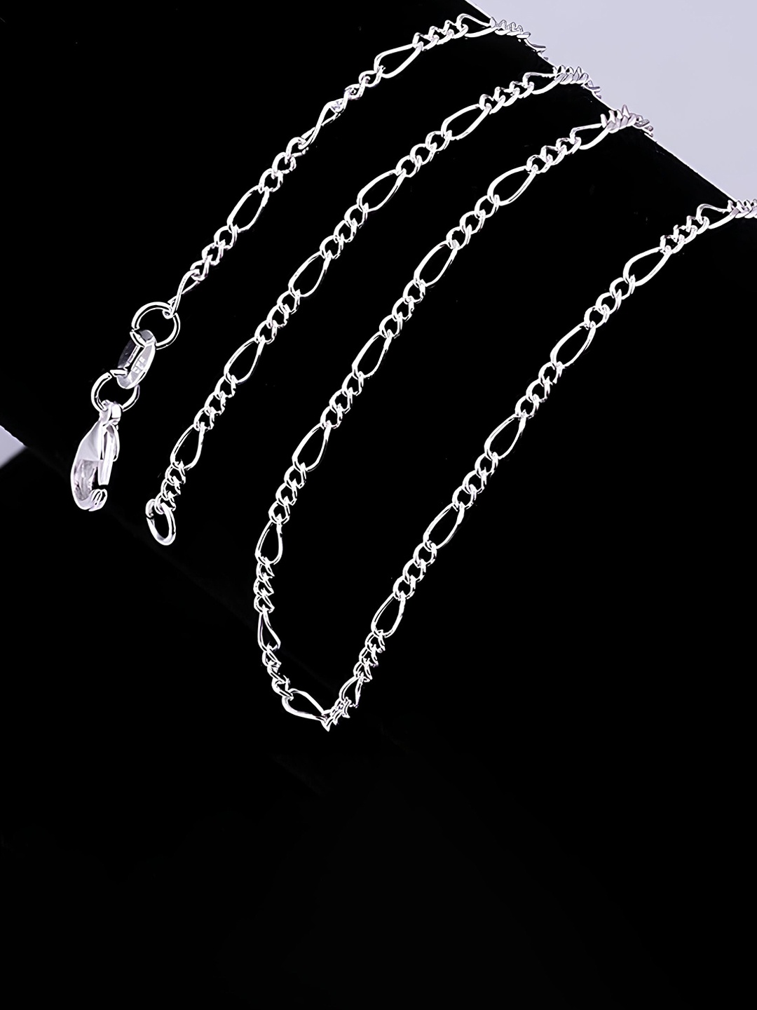 

KARISHMA KREATIONS Unisex Stainless Steel Silver-Plated Chain