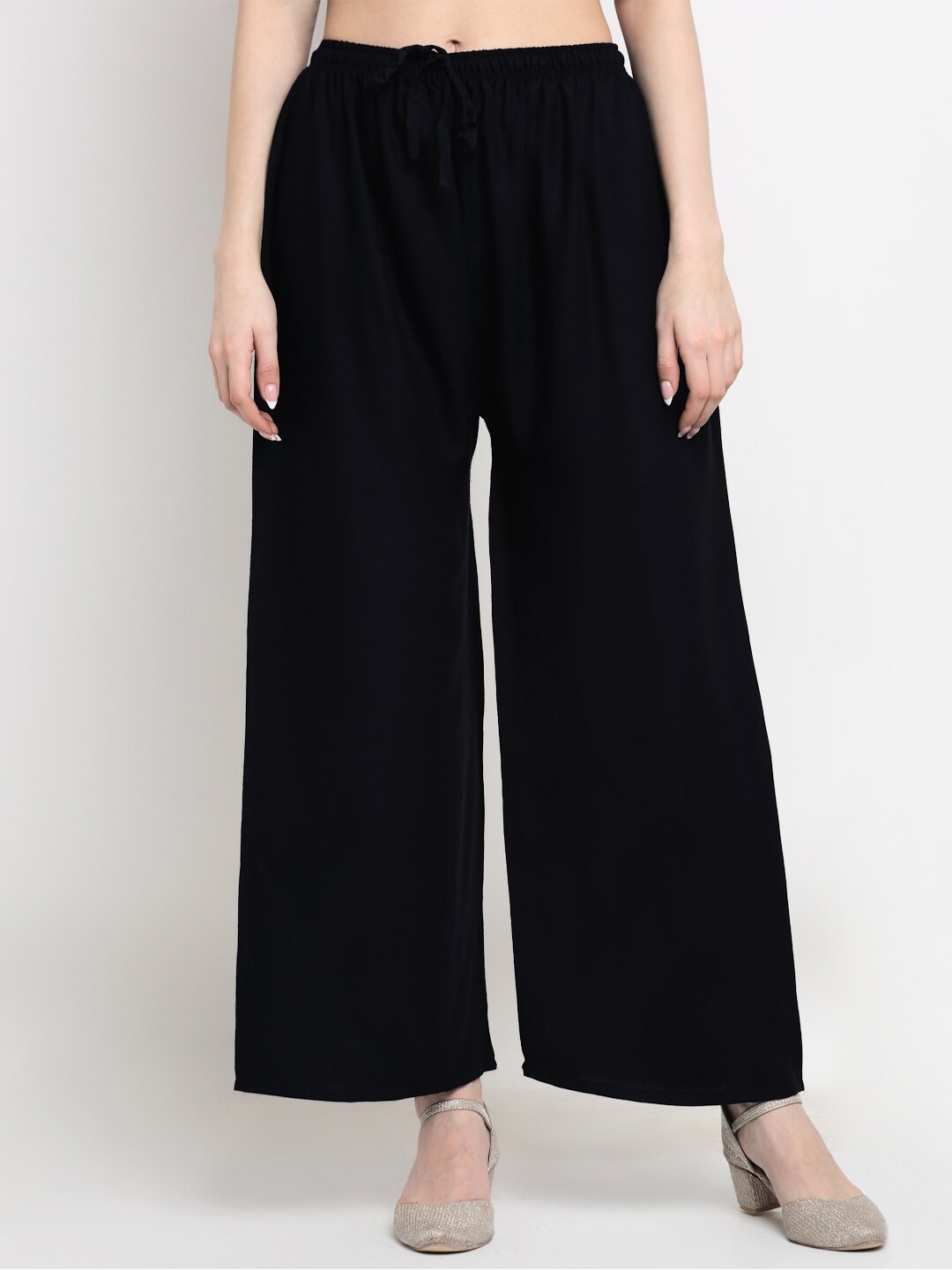 

Trend Level Women Straight Fit Palazzos, Black