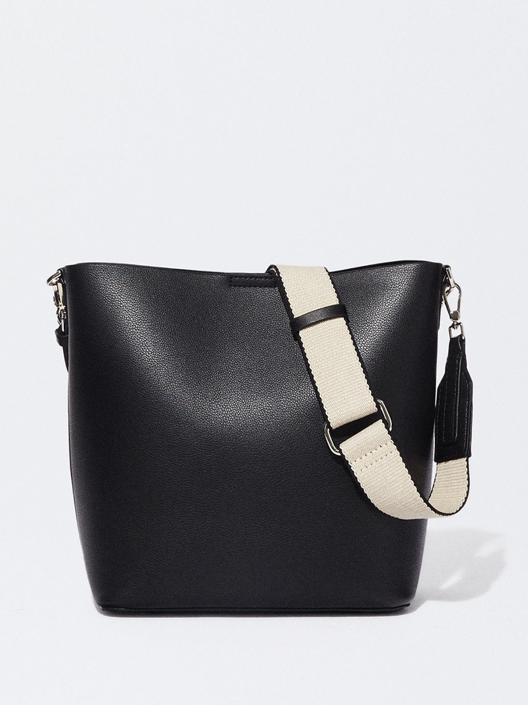 

PARFOIS Structured Shoulder Bag, Black