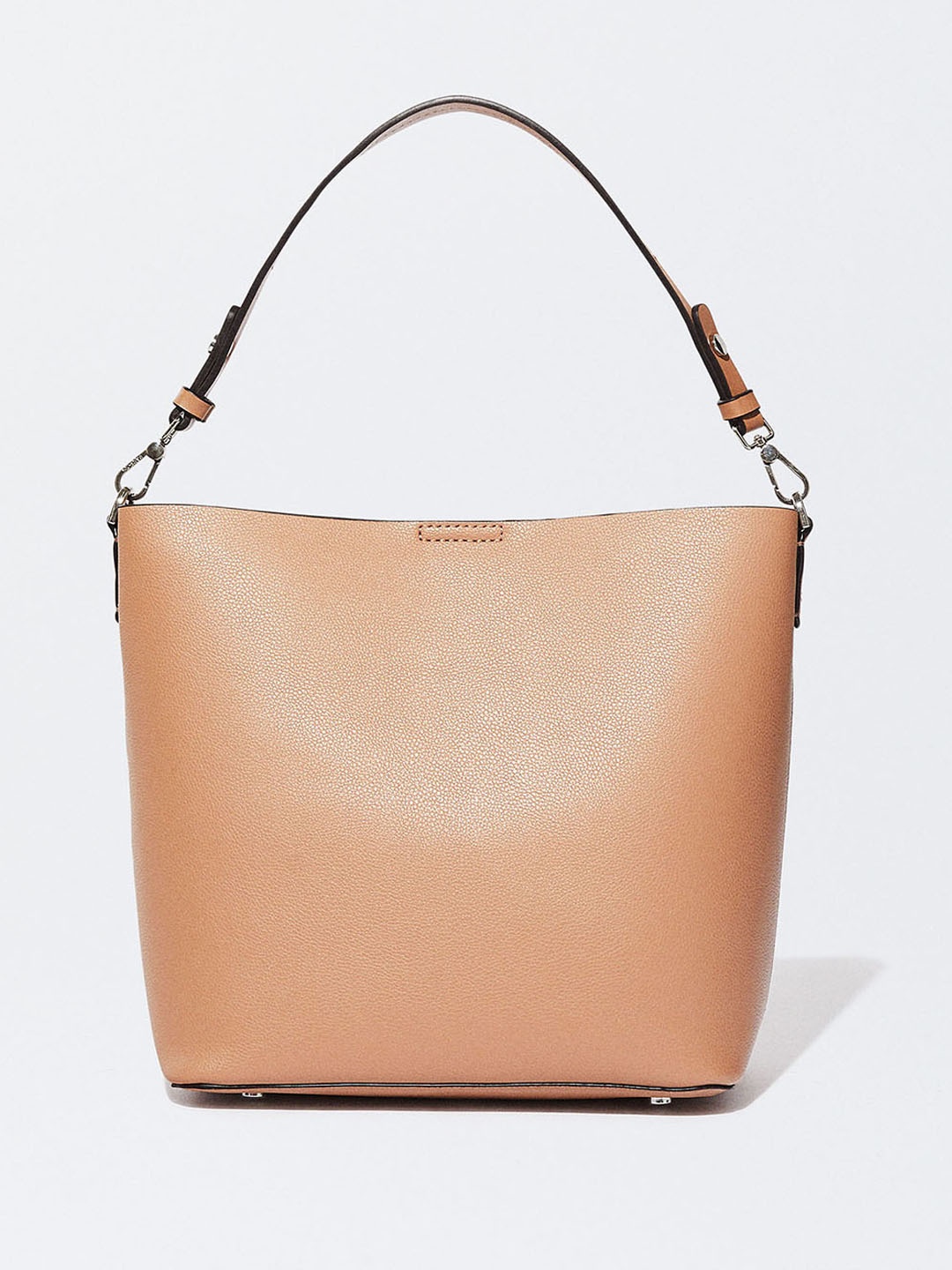 

PARFOIS Structured Handheld Bag, Brown