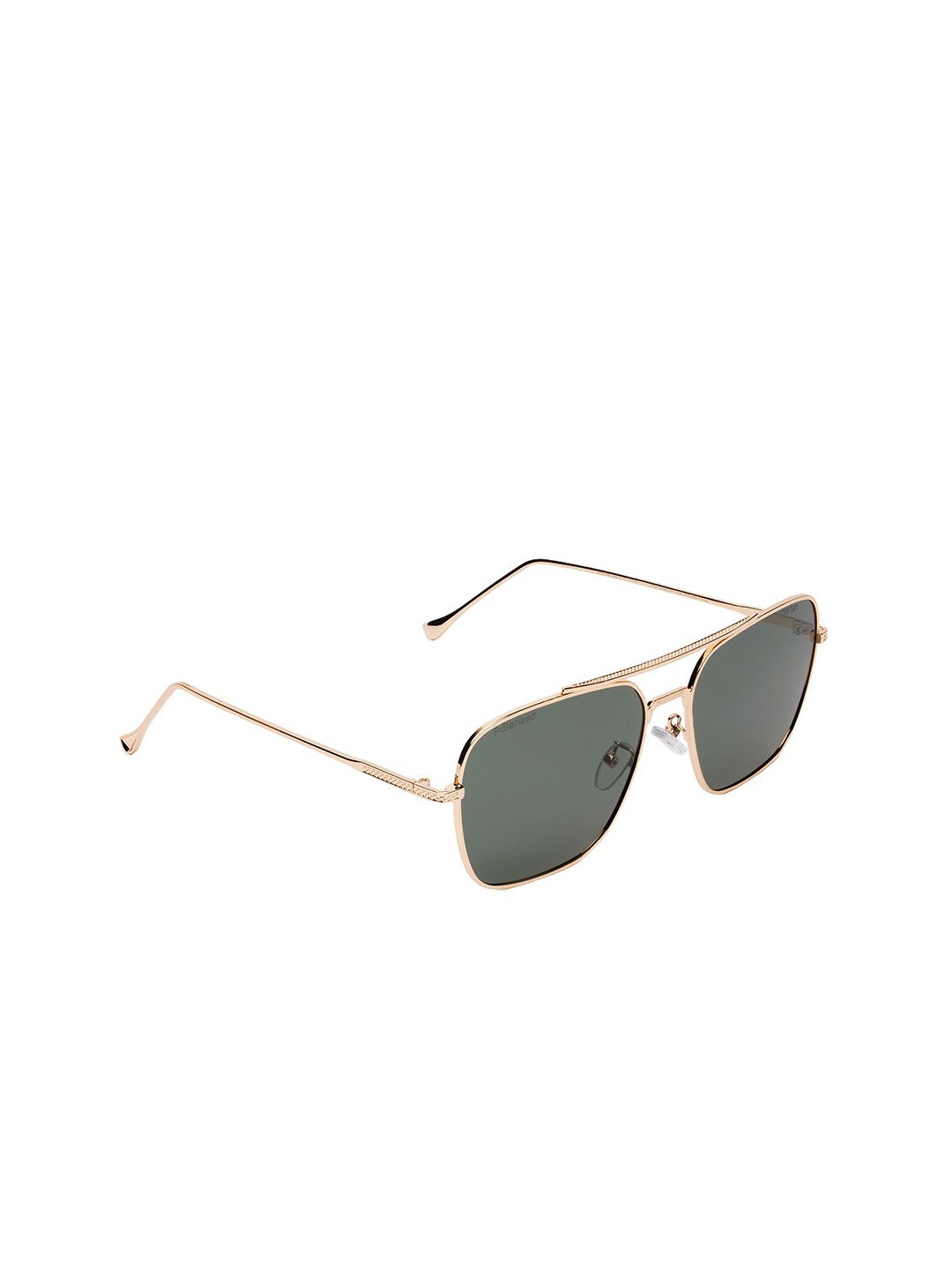 

Spartan Men Square Sunglasses with UV Protected Lens SPS194 C44, Green